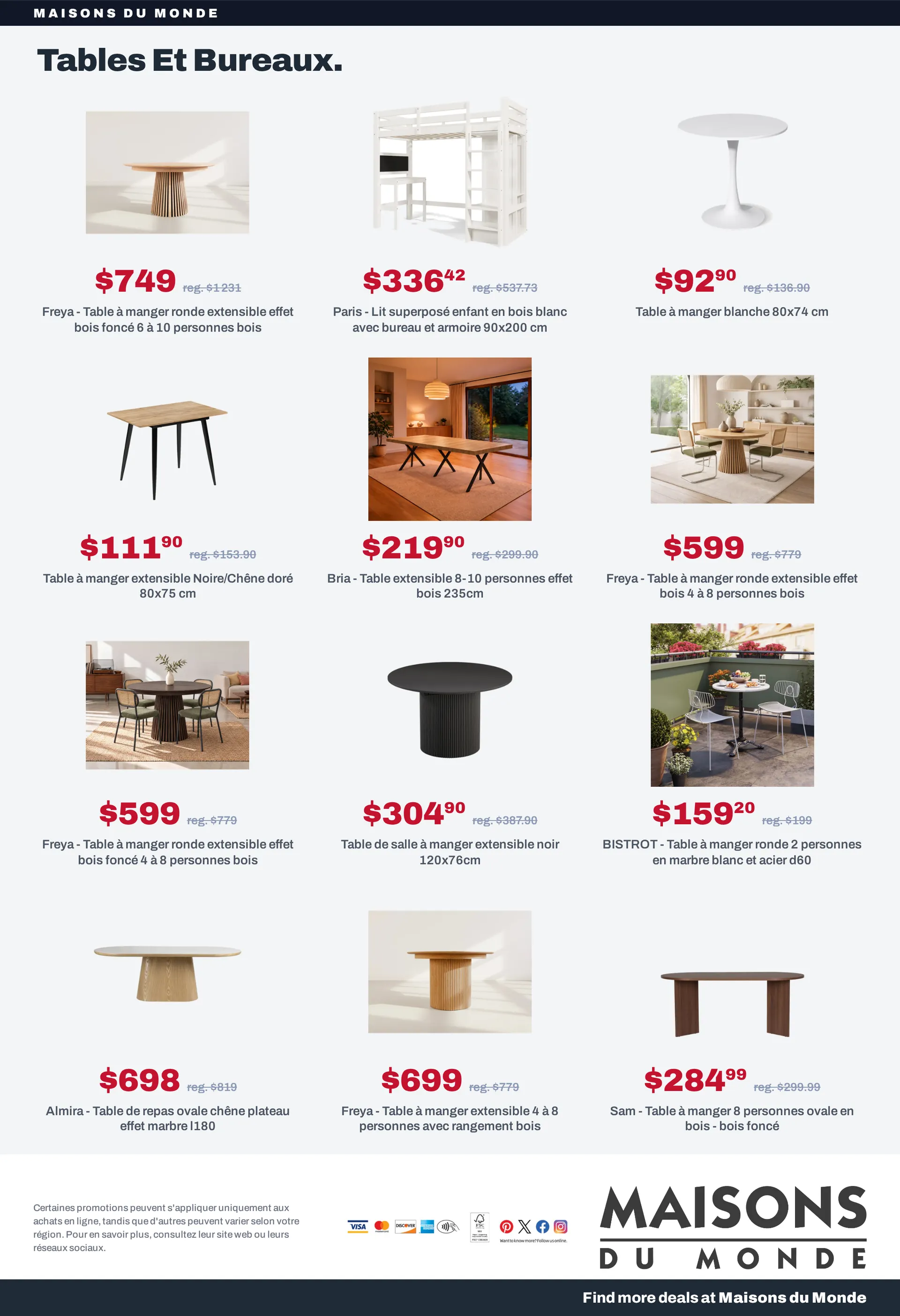 Maisons du Monde — 2026-10-27 du 27 octobre au 11 novembre 2026 - Catalogue page 23