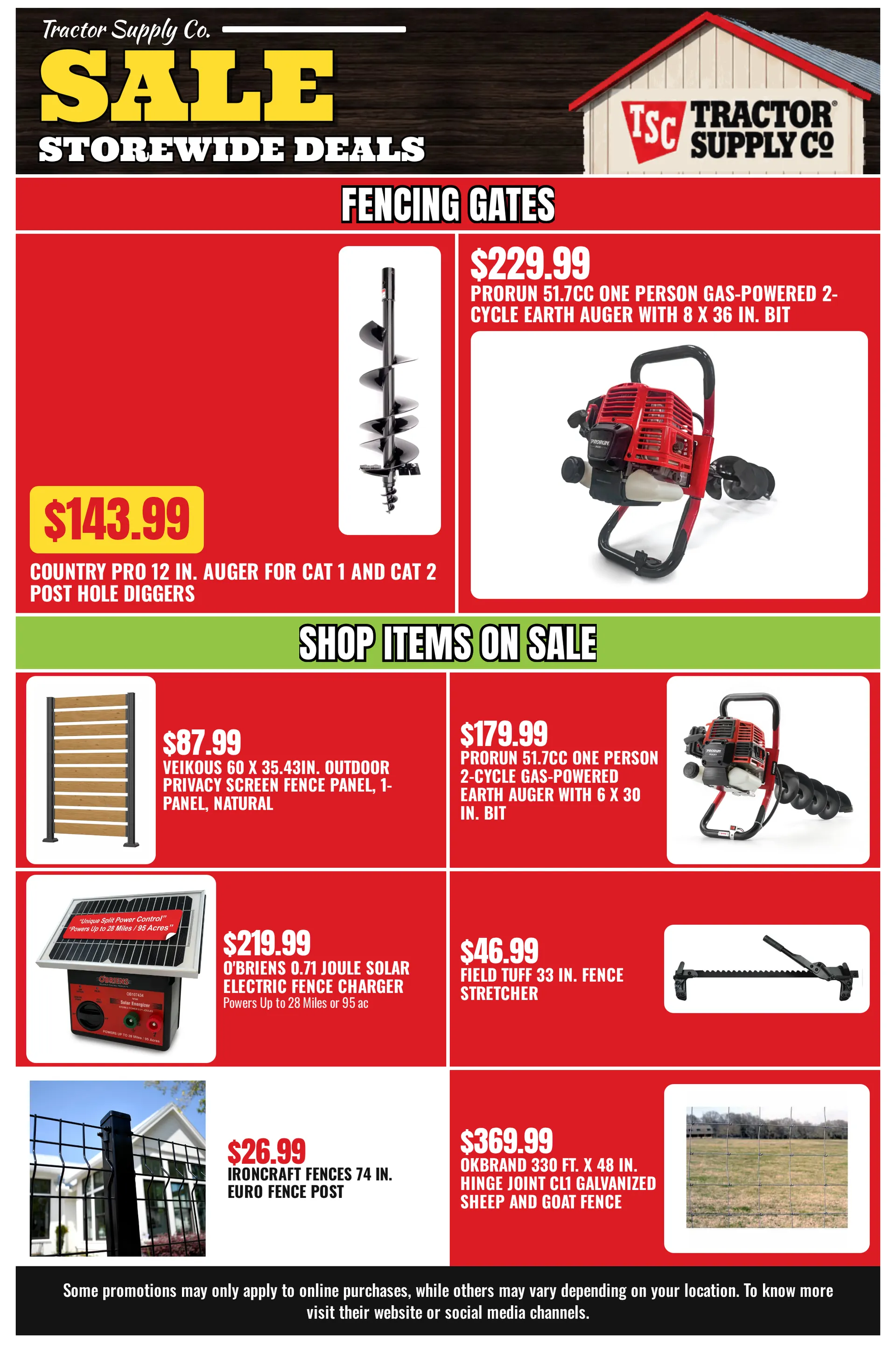 Weekly promotion Tractor Supply Co. — Catálogo 1 — 2026-10-20 spanning from October 20 to November 4 2026 - Page 23 for Catalogue 365