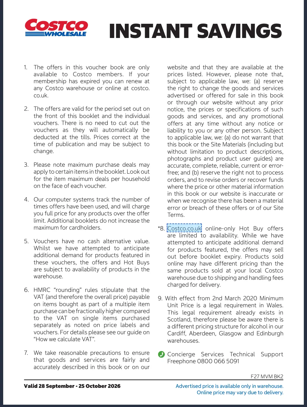 Costco — 2026-10-13 from 1 October to 25 October 2026 - Catalogue Page 23