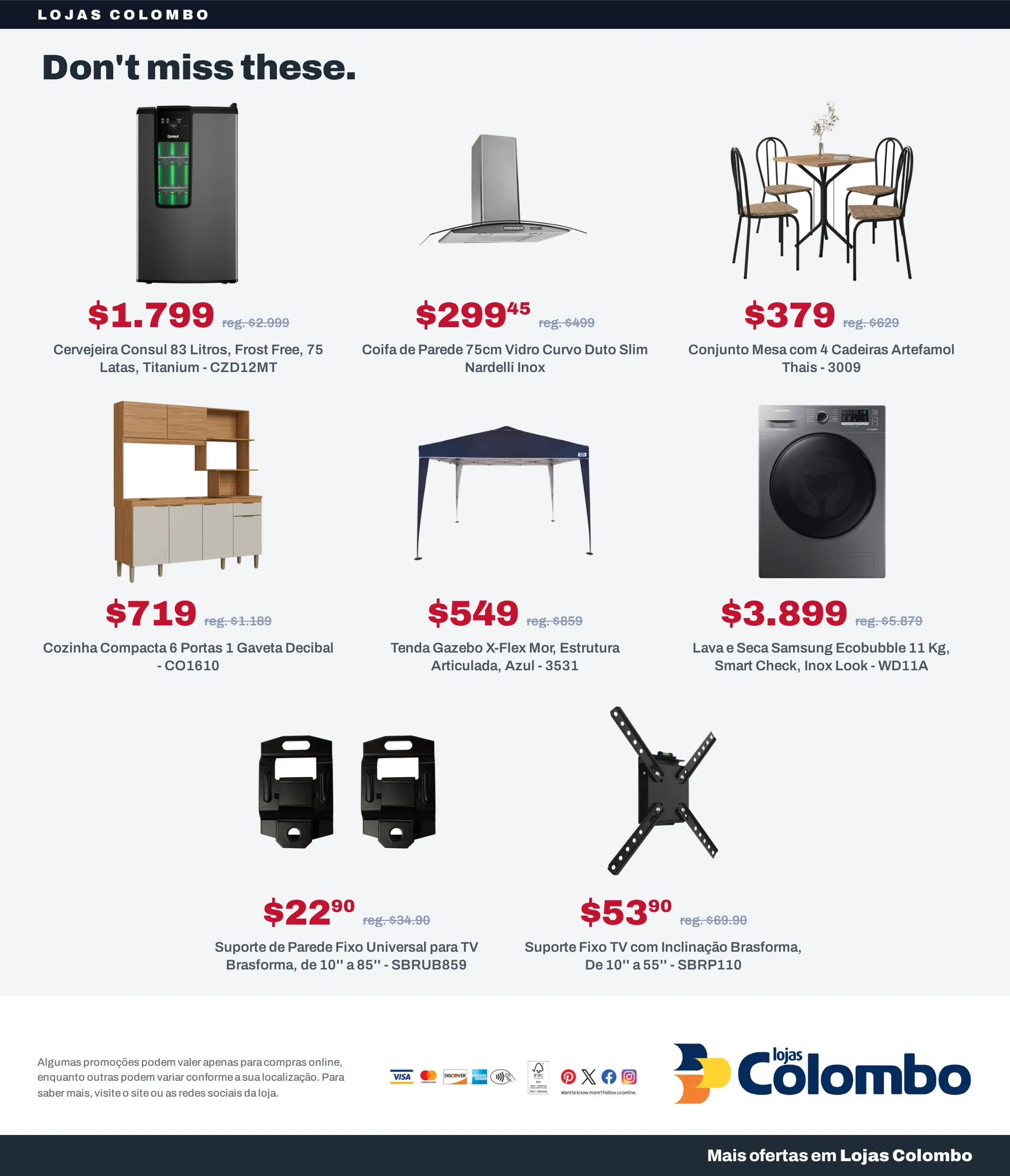 Encarte de Lojas Colombo — 2026-10-27 27 de outubro até 3 de novembro 2026 - Pagina 23