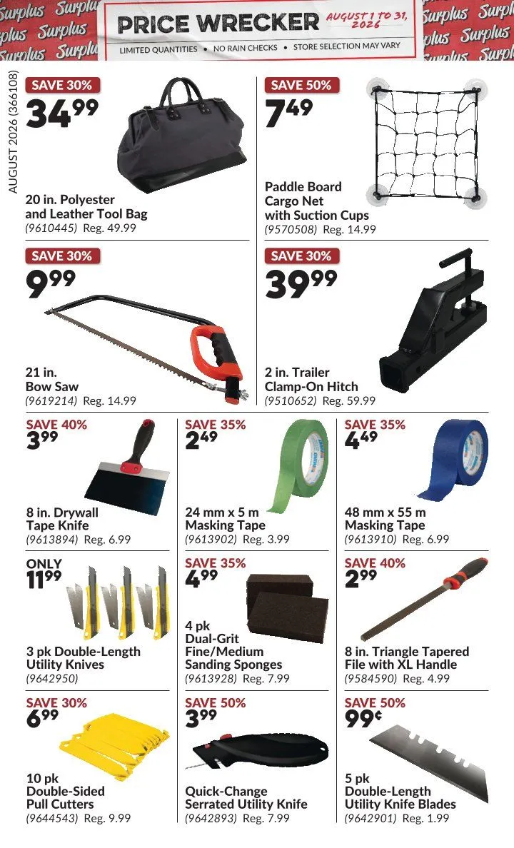 Princess Auto — 2026-08-20 from August 1 to August 31 2026 - flyer page 24