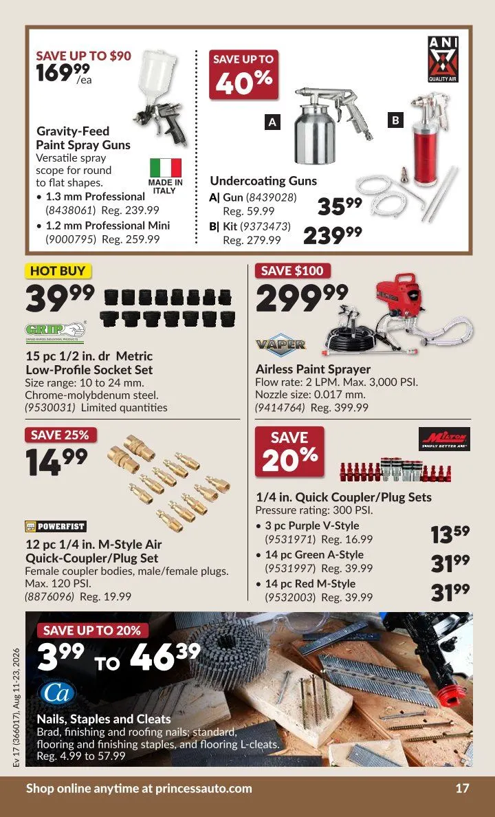 Princess Auto — 2026-08-20 from August 11 to August 23 2026 - flyer page 24
