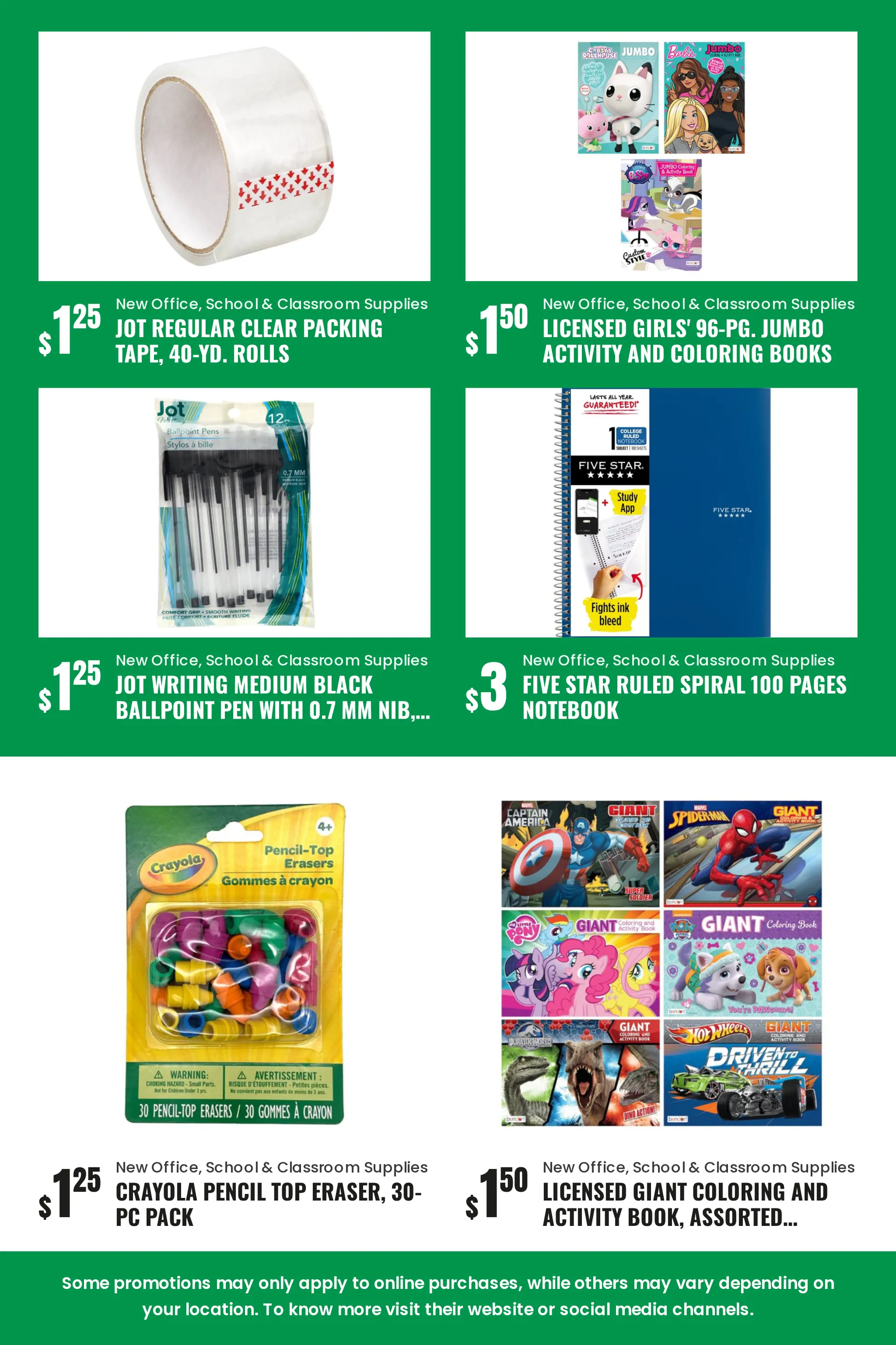 Weekly promotion Dollar Tree — 2026-09-03 spanning from September 3 to September 10 2026 - Page 24 for Catalogue 365