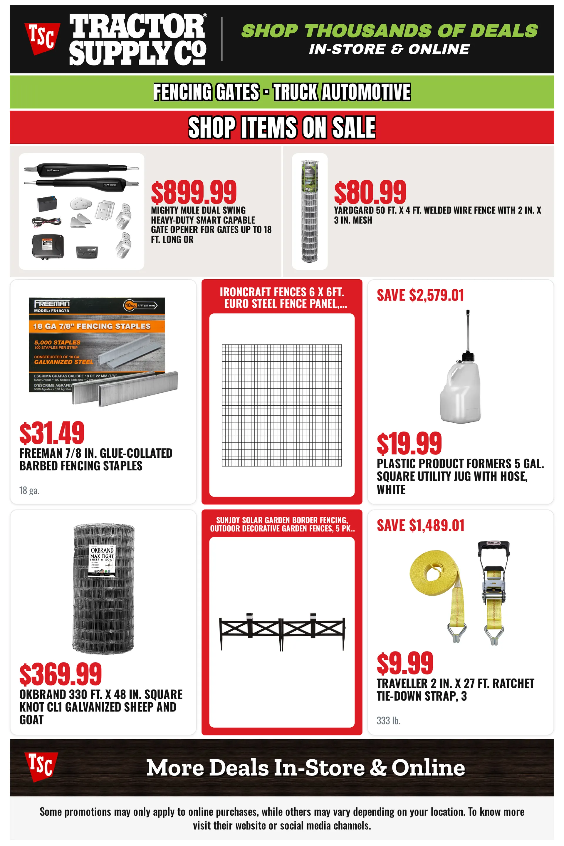 Weekly promotion Tractor Supply Co. — Catálogo 1 — 2026-10-20 spanning from October 20 to November 4 2026 - Page 24 for Catalogue 365