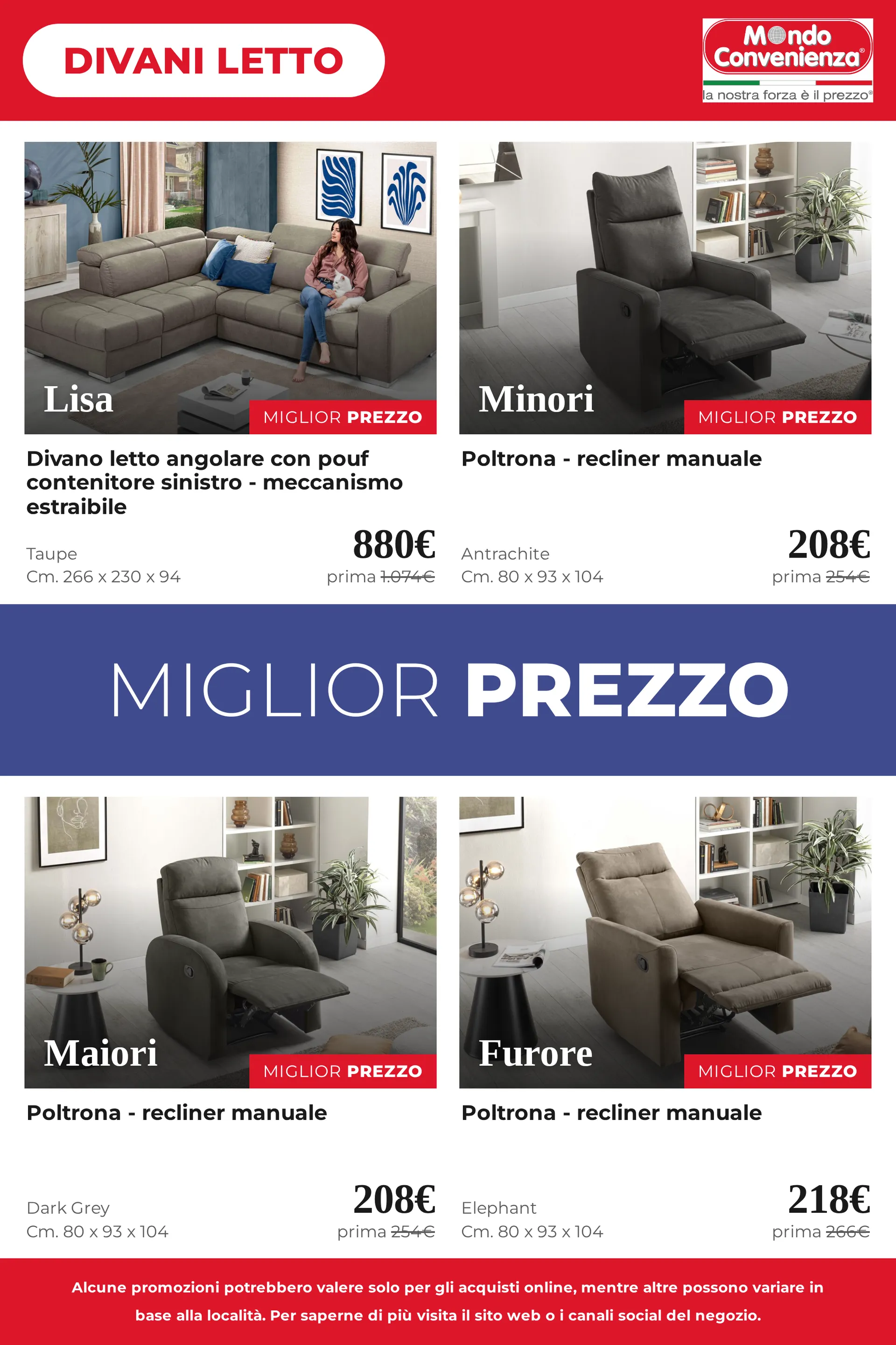 Mondo Convenienza — 2026-10-09 da 9 ottobre a 23 ottobre di 2026 - Pagina del volantino 24