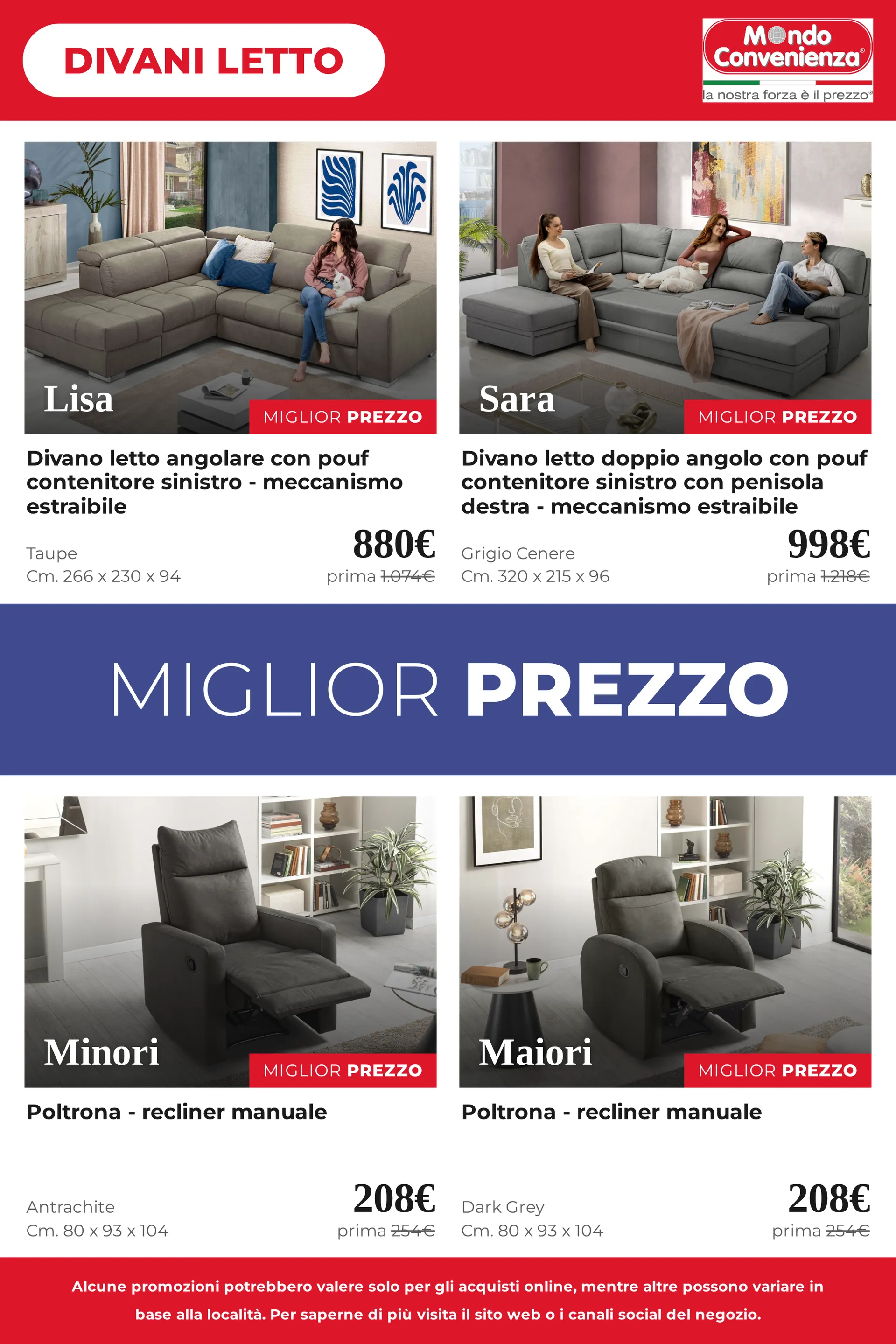 Mondo Convenienza — 2026-09-08 da 8 settembre a 23 settembre di 2026 - Pagina del volantino 24