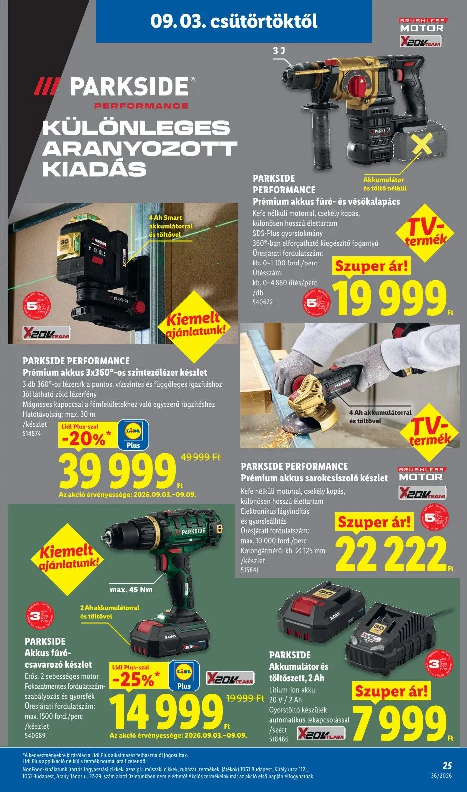 Katalógus Lidl — 2026-09-02 szeptember 2.-tól szeptember 5.-ig 2026. - Oldal 25