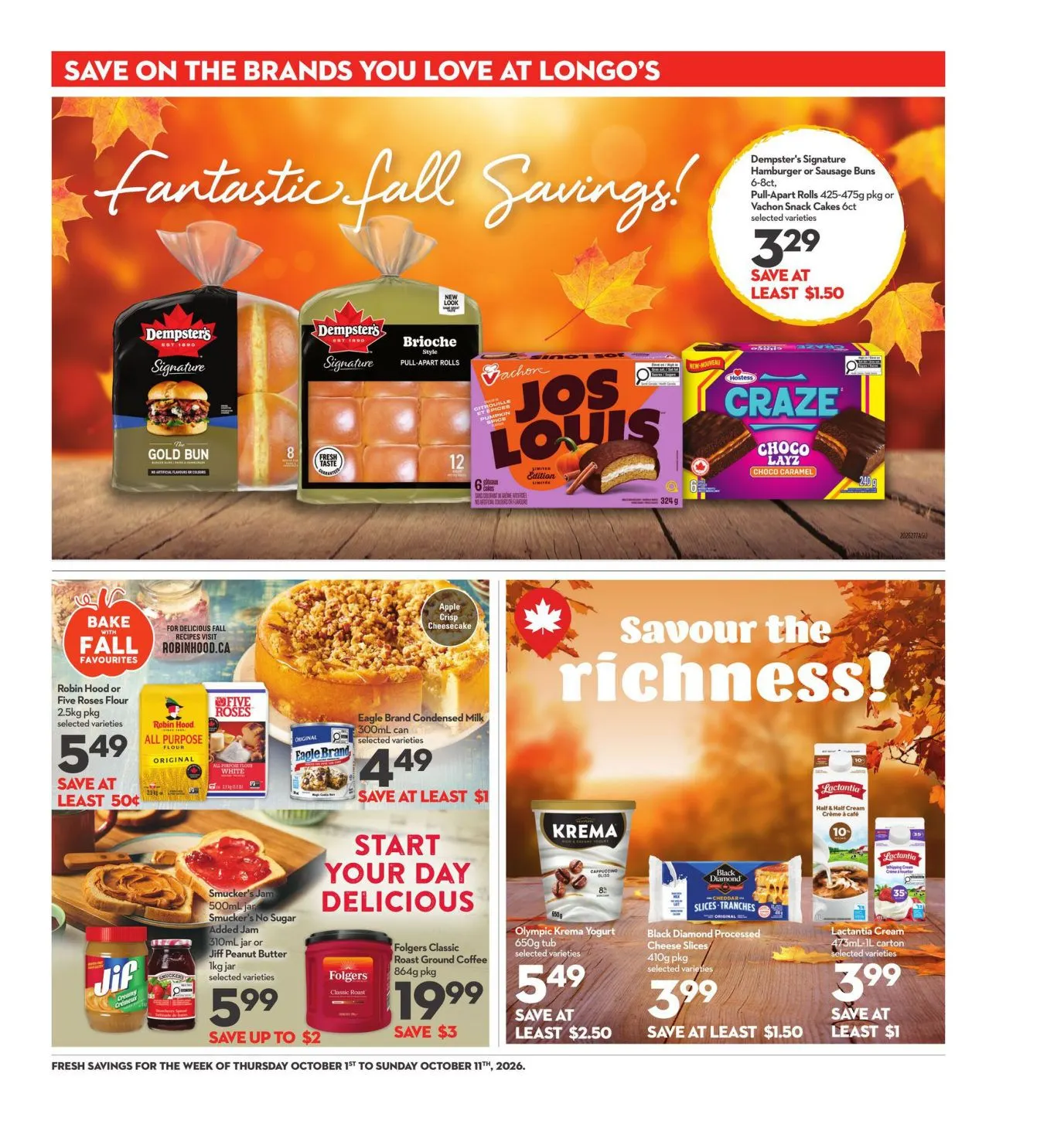Longo's — 2026-10-01 from October 1 to October 11 2026 - flyer page 25