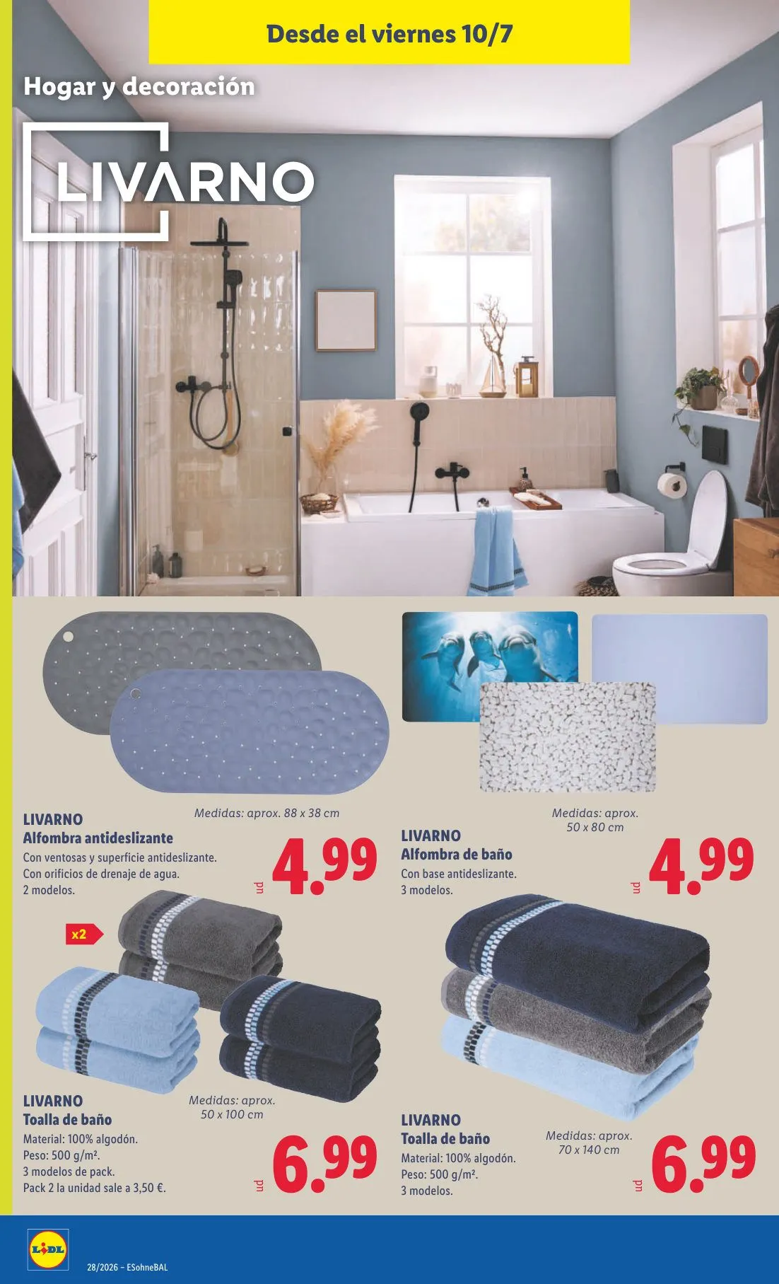 Catálogo de Lidl — Folleto Bazar 6 de julio al 17 de julio 2026 - Página 26