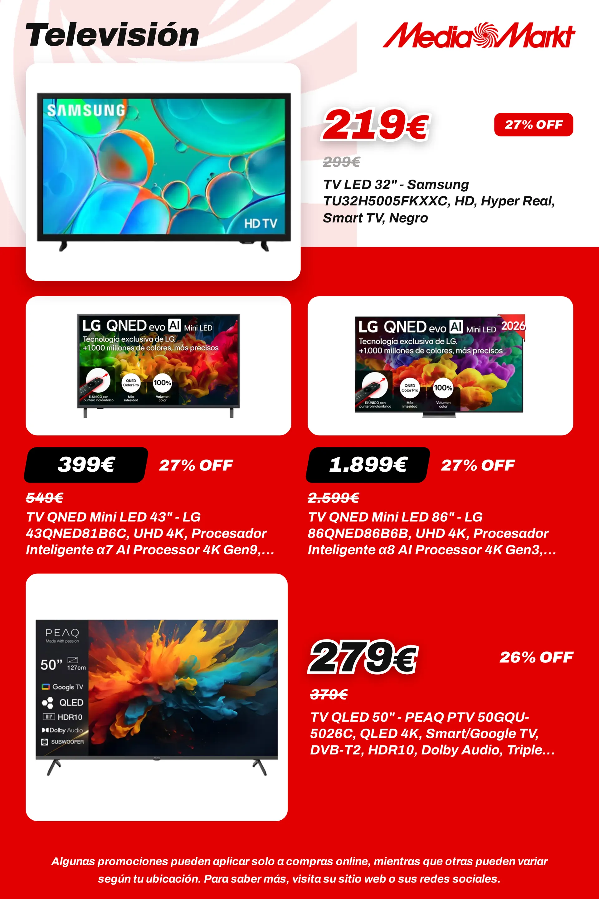 Catálogo de MediaMarkt — TVs y Monitores — 2026-09-14 14 de septiembre al 5 de octubre 2026 - Página 26