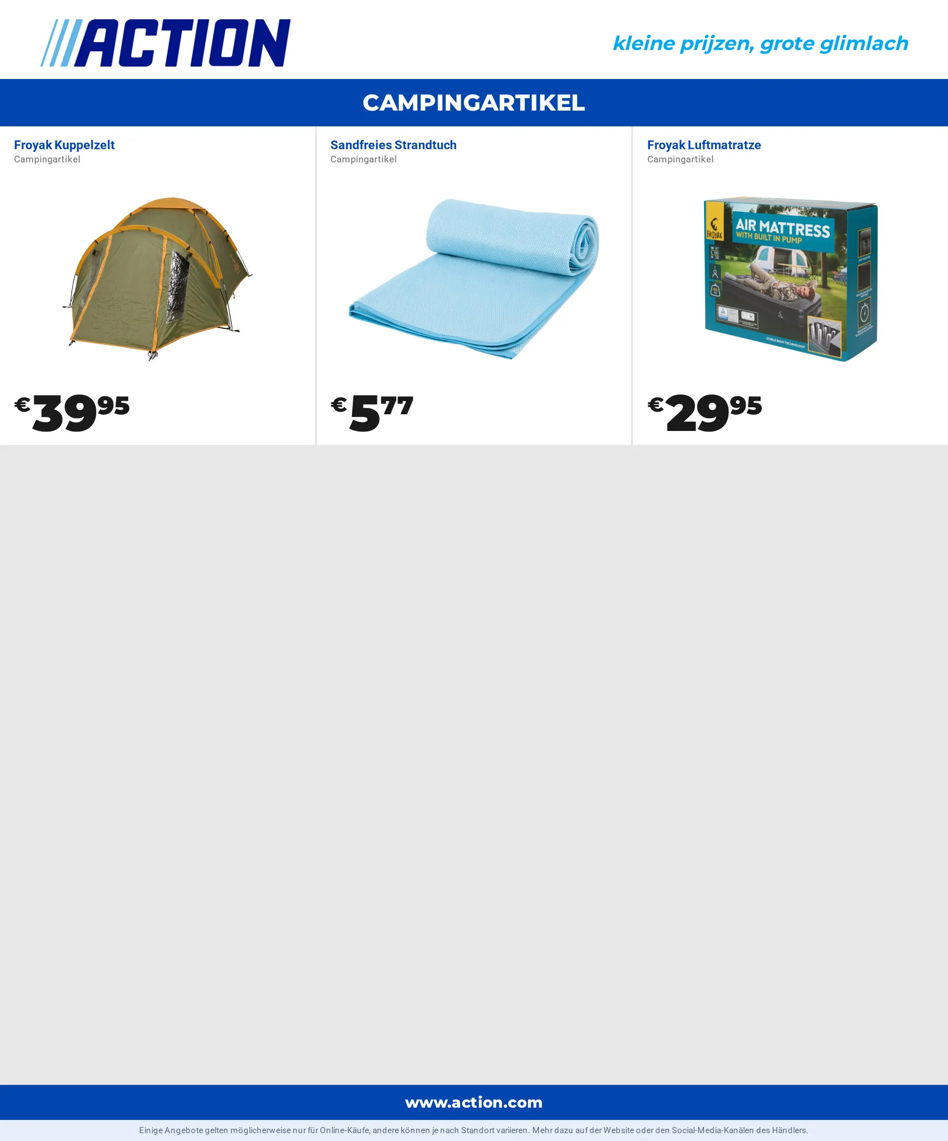 Sommerdeals gibt’s bei Action! von 10. August bis 24. August 2026 - Flugblätt seite  26