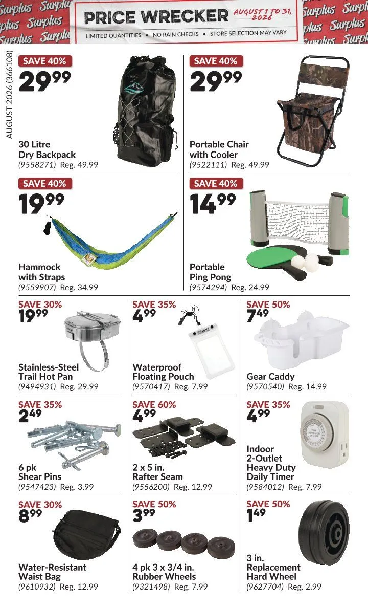 Princess Auto — 2026-08-20 from August 1 to August 31 2026 - flyer page 27