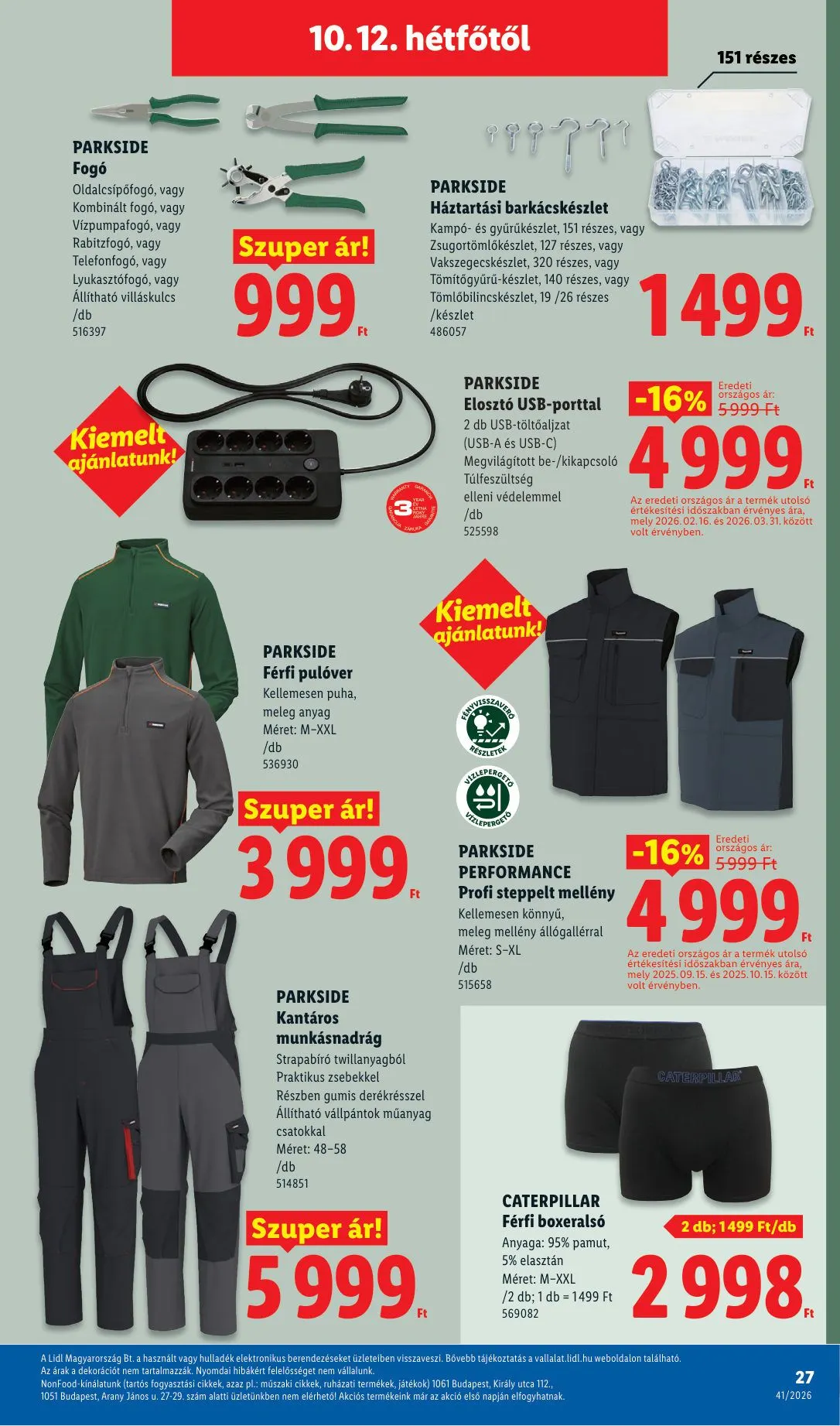 Katalógus Lidl — 2026-10-09 október 9.-tól október 31.-ig 2026. - Oldal 27