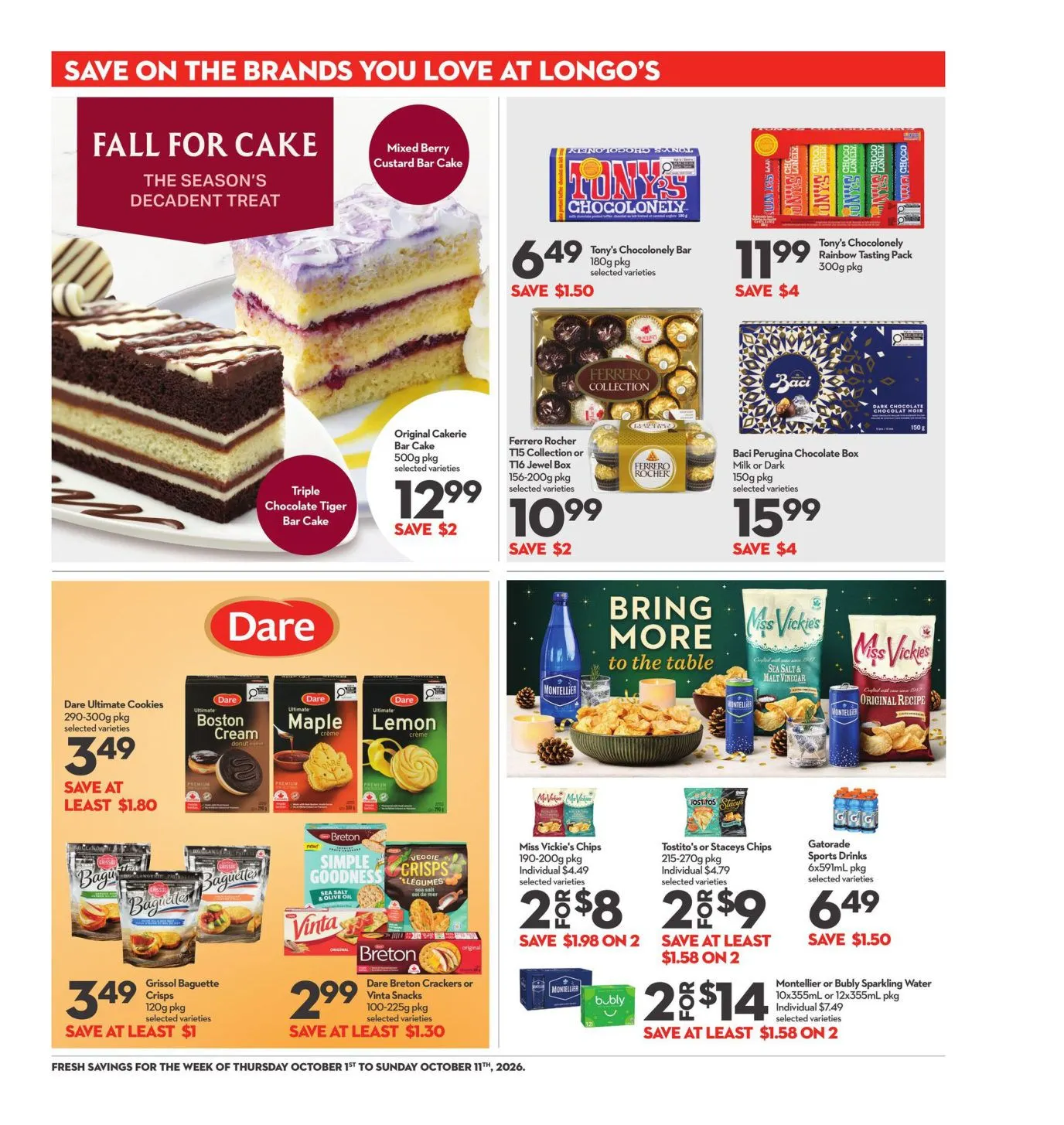 Longo's — 2026-10-01 from October 1 to October 11 2026 - flyer page 27