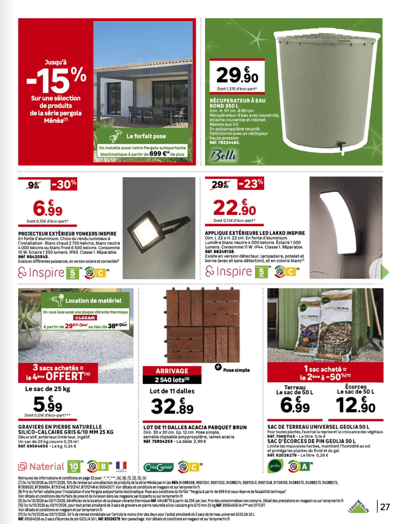 Leroy Merlin — 2026-10-14 du 14 octobre au 3 novembre 2026 - Catalogue page 27