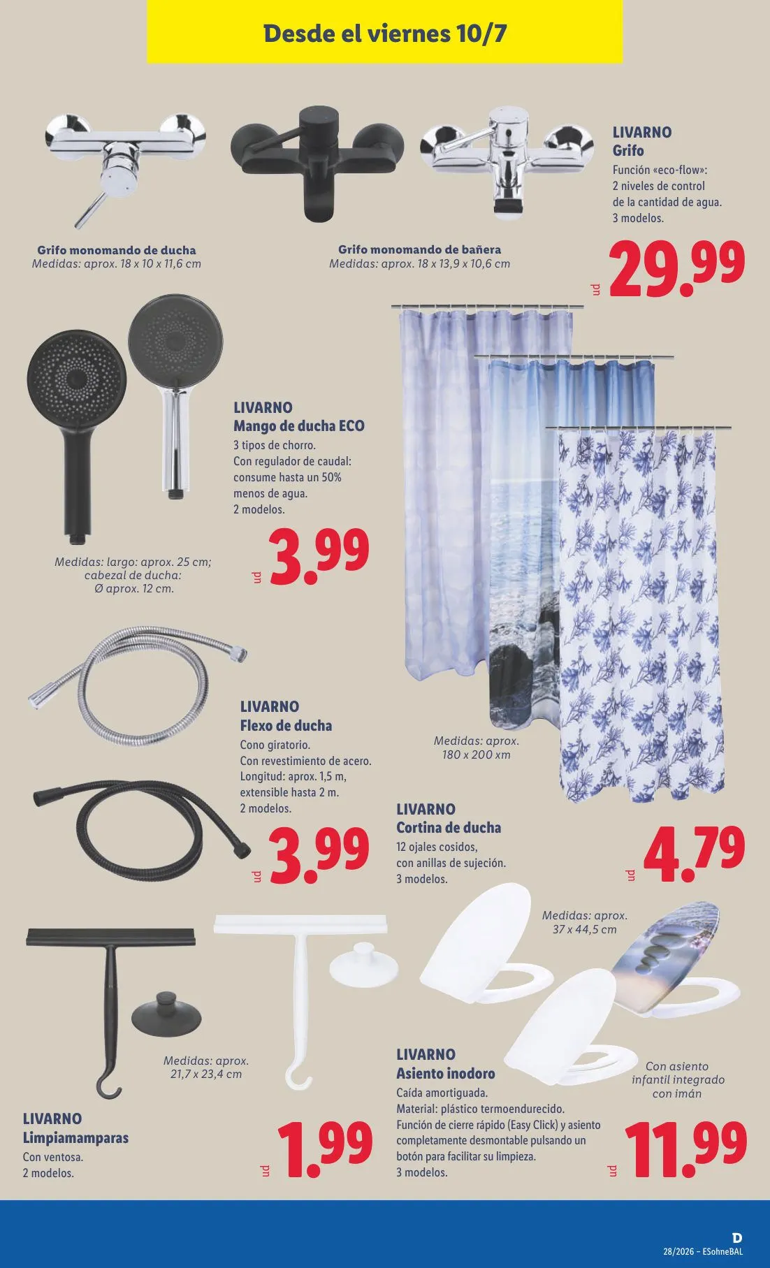 Catálogo de Lidl — Folleto Bazar 6 de julio al 17 de julio 2026 - Página 27