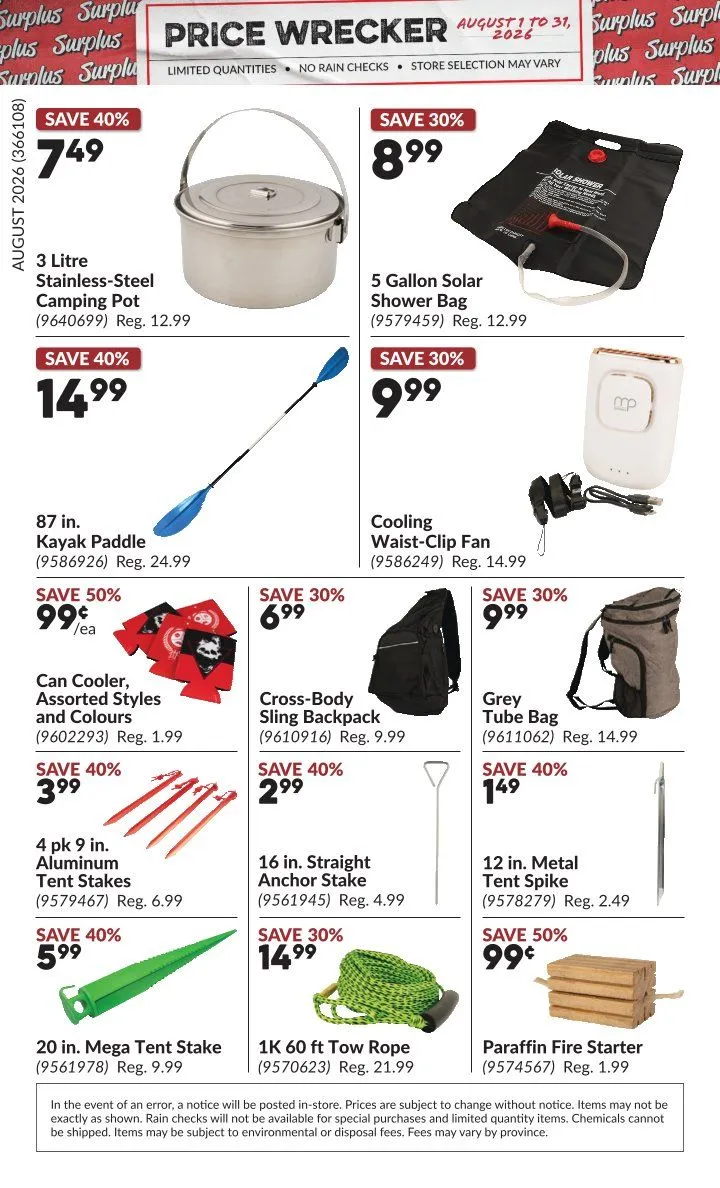 Princess Auto — 2026-08-20 from August 1 to August 31 2026 - flyer page 28