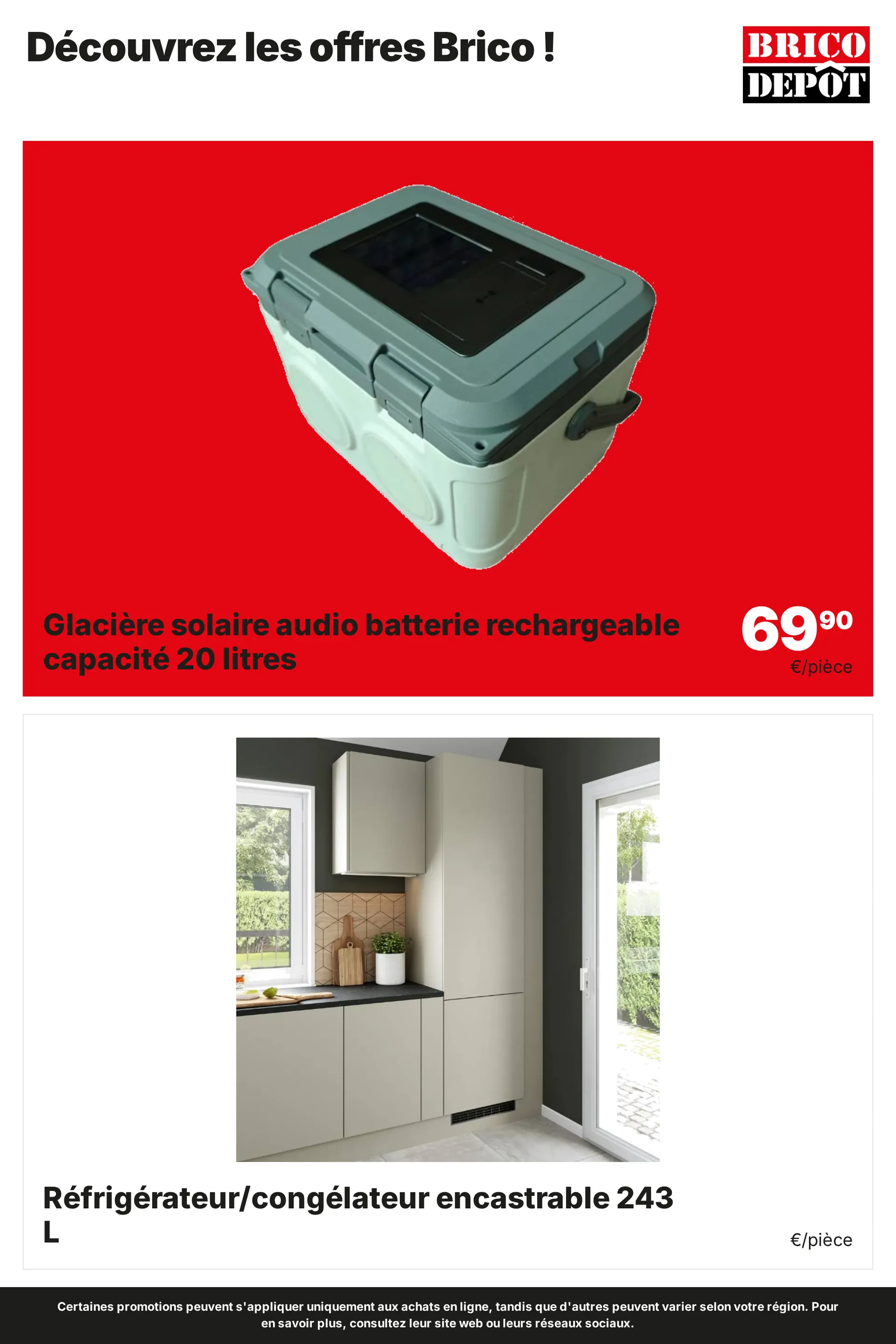 Brico Dépôt — 2026-09-06 du 6 septembre au 21 septembre 2026 - Catalogue page 29