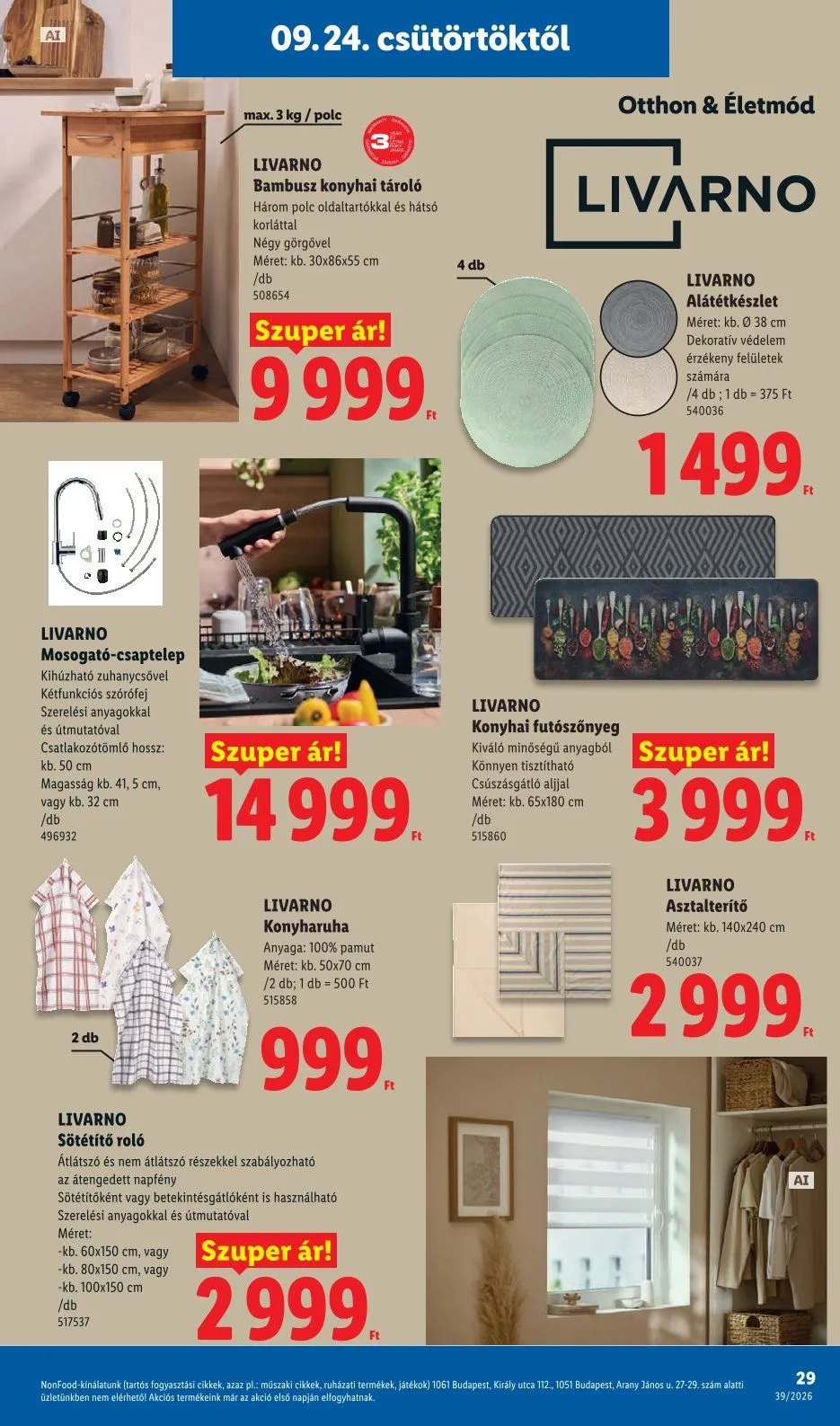 Katalógus Lidl — 2026-09-23 szeptember 23.-tól október 8.-ig 2026. - Oldal 29