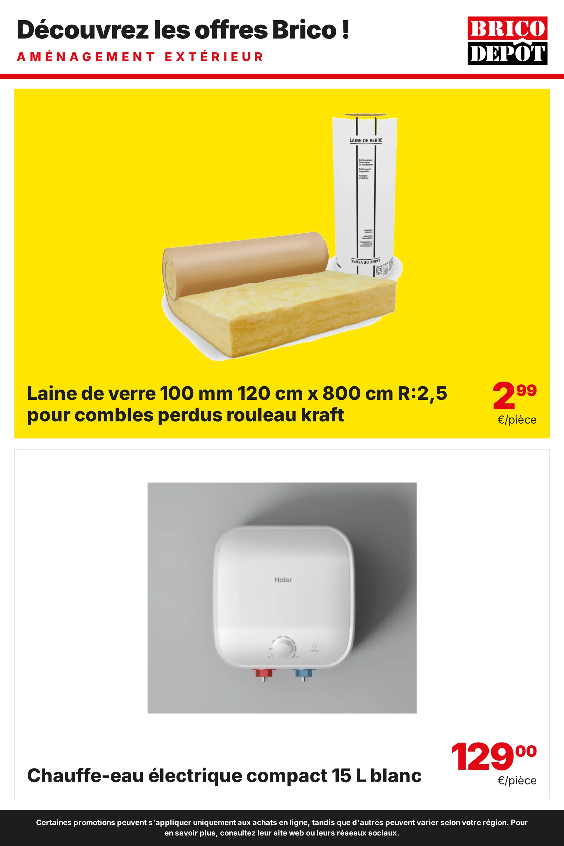 Brico Dépôt — 2026-10-22 du 22 octobre au 6 novembre 2026 - Catalogue page 29
