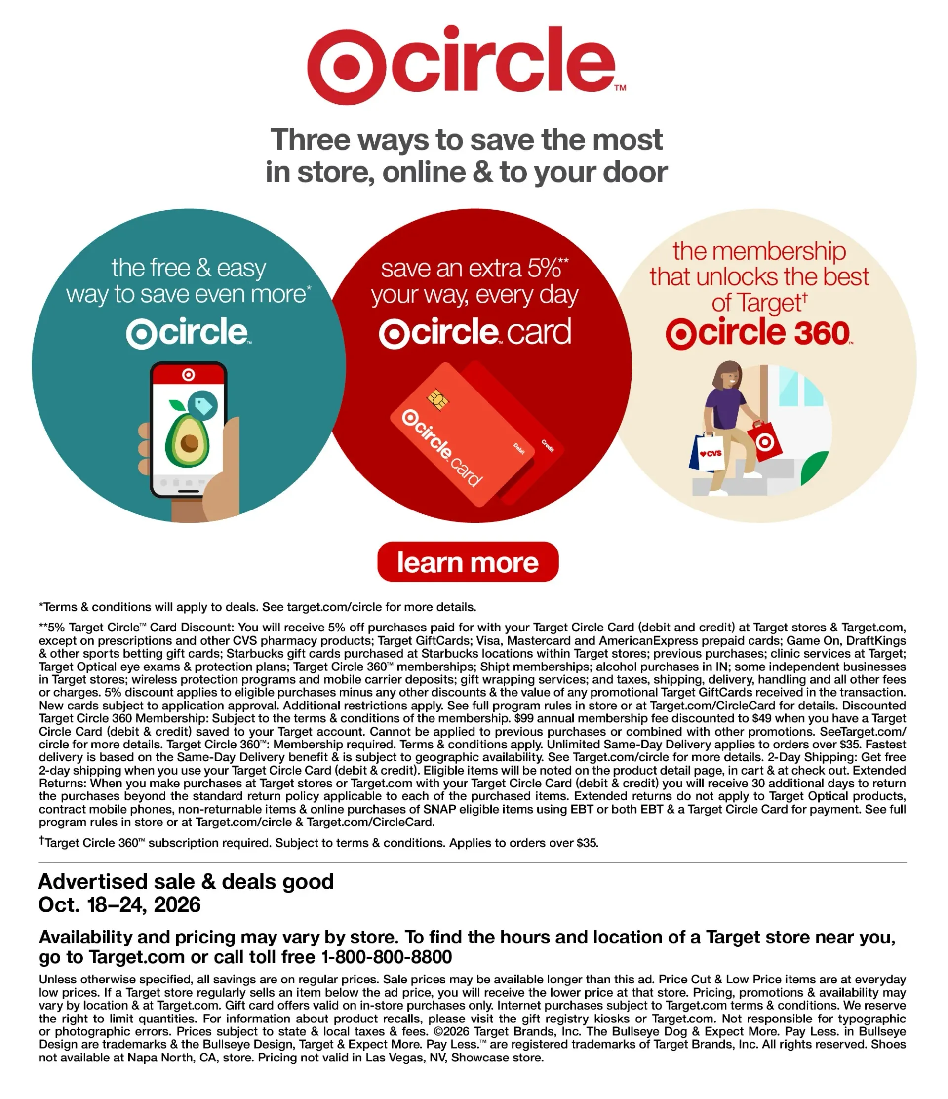 Weekly promotion Target — 2026-10-21 spanning from October 18 to October 24 2026 - Page 30 for Catalogue 365