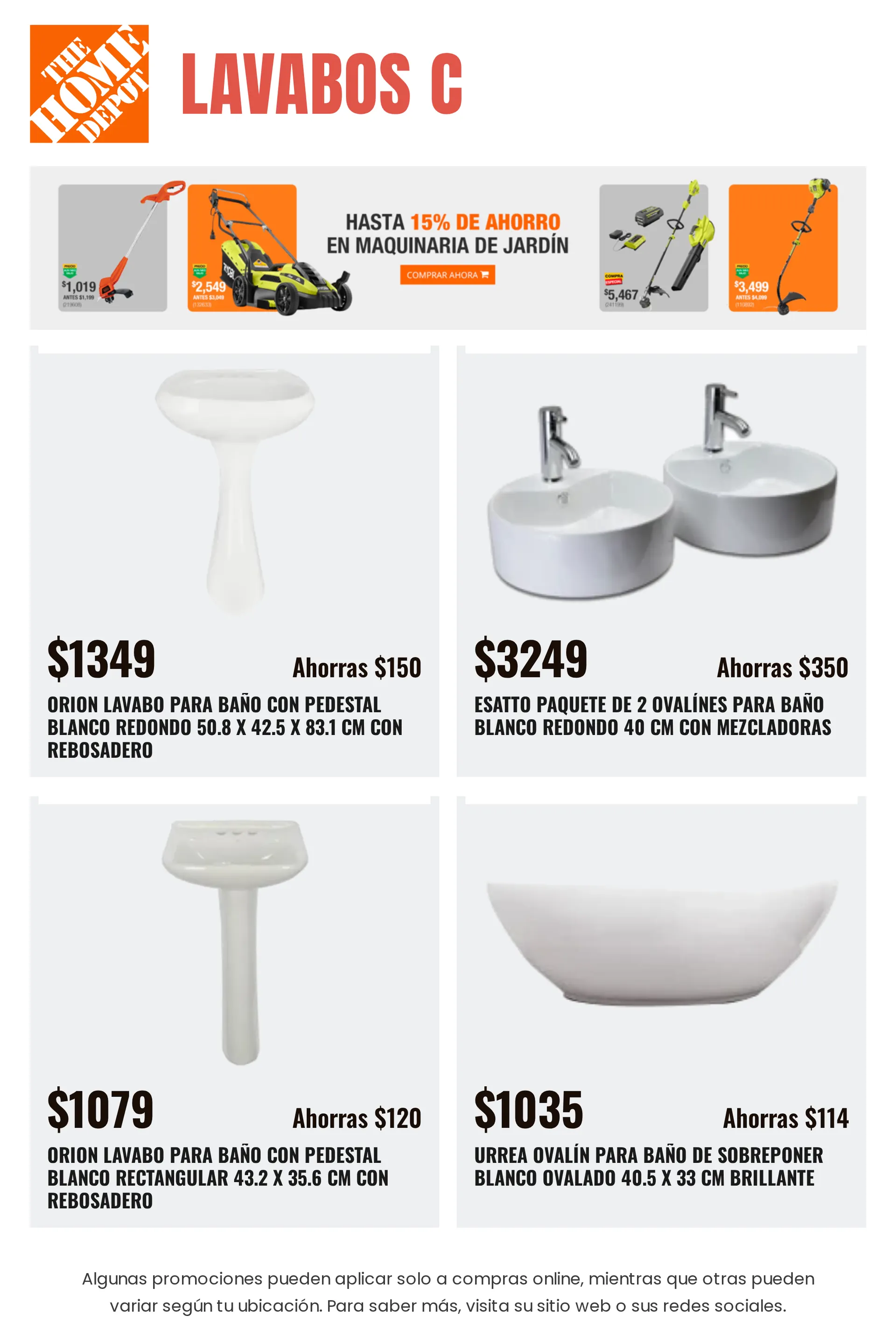 Catálogo de The Home Depot — Catálogo 1 — 2026-09-22 22 de septiembre al 7 de octubre 2026 - Pagina 30