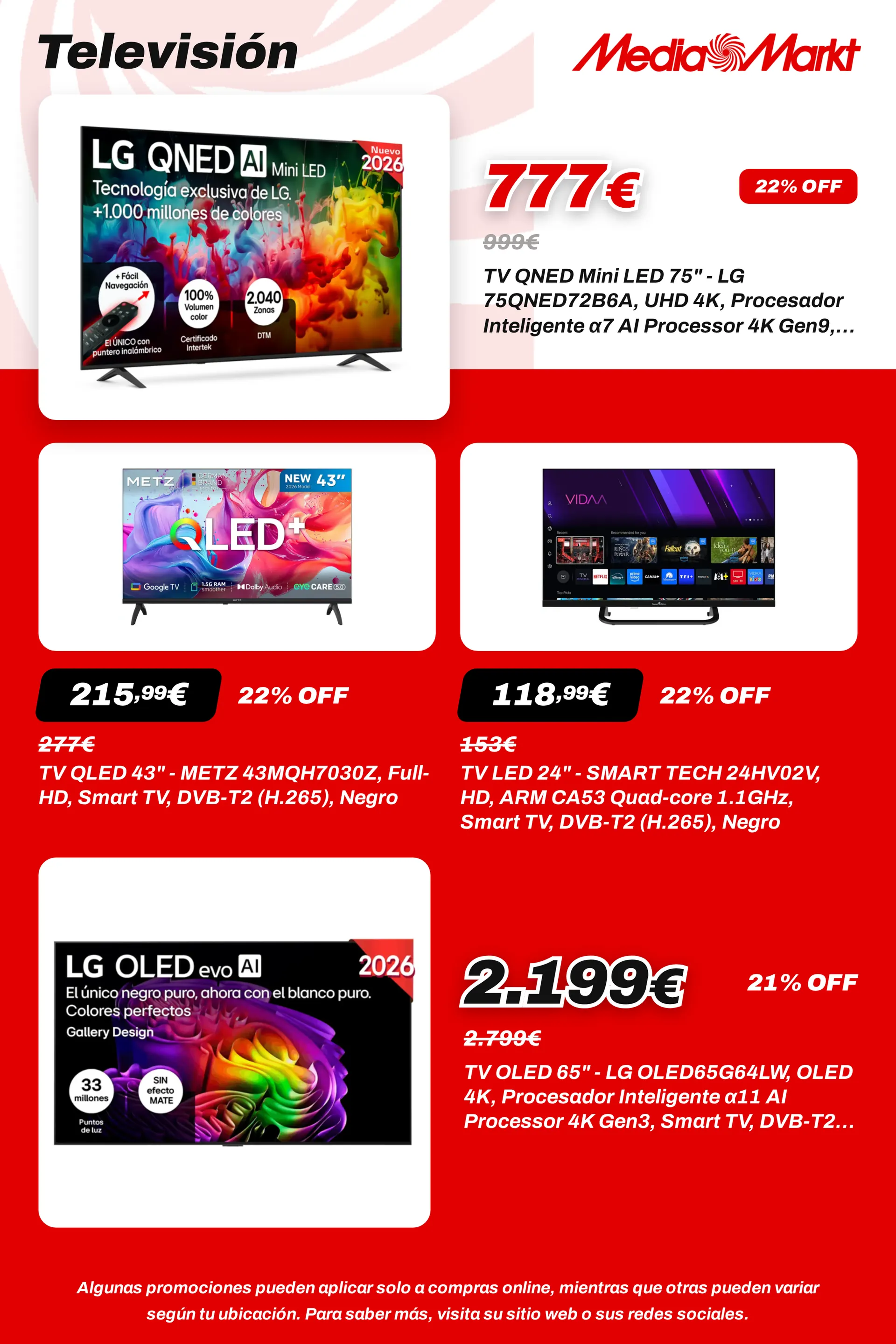 Catálogo de MediaMarkt — TVs y Monitores — 2026-09-14 14 de septiembre al 5 de octubre 2026 - Página 31