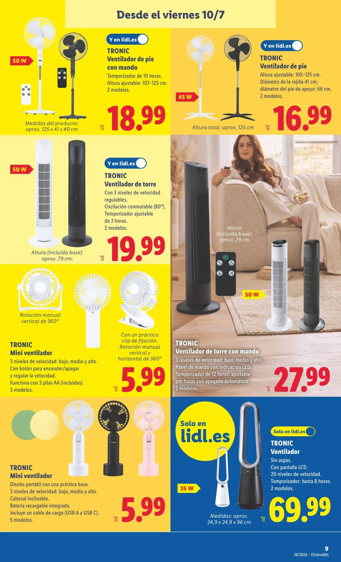 Catálogo de Lidl — Folleto Bazar 6 de julio al 17 de julio 2026 - Página 31