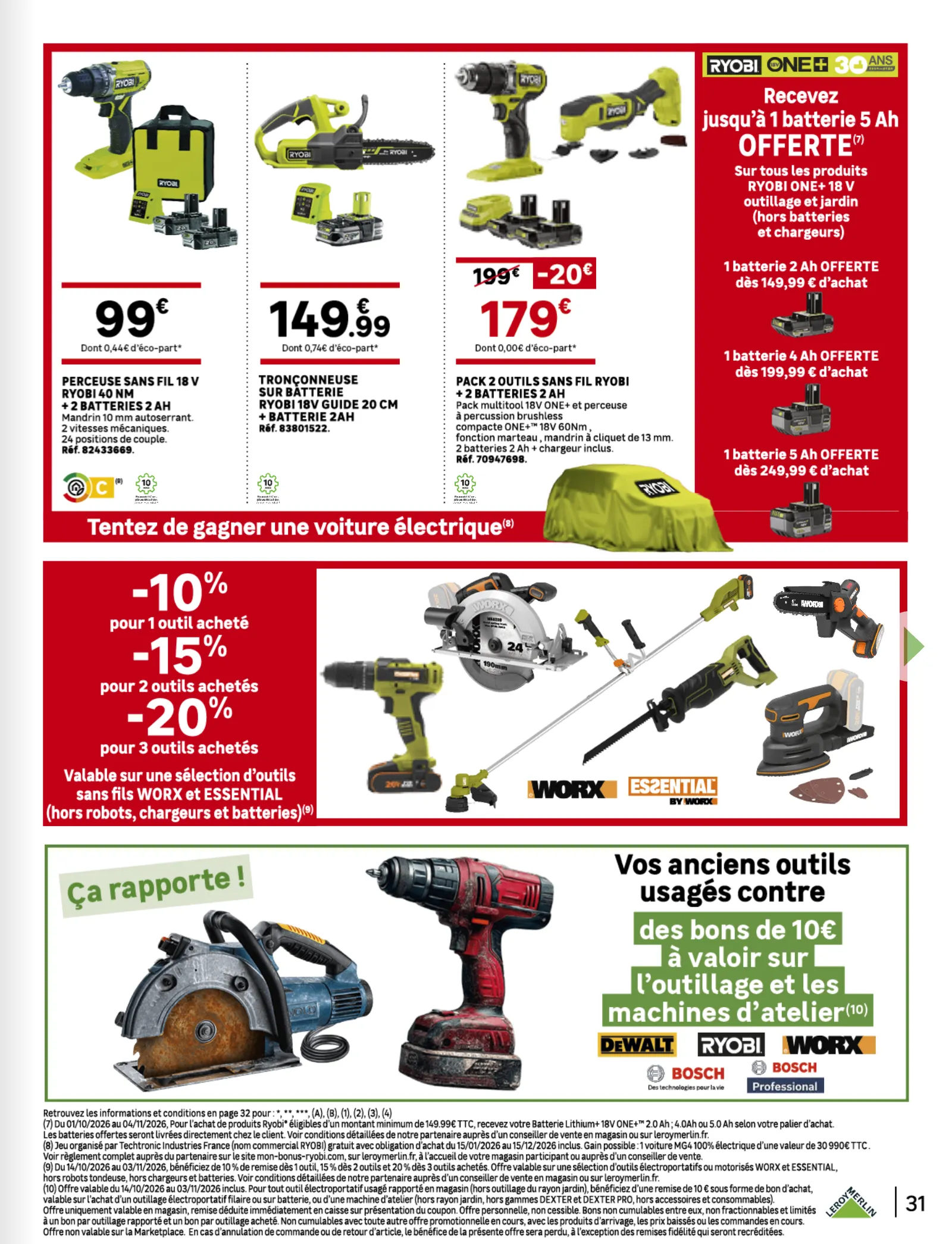 Leroy Merlin — 2026-10-14 du 14 octobre au 3 novembre 2026 - Catalogue page 31