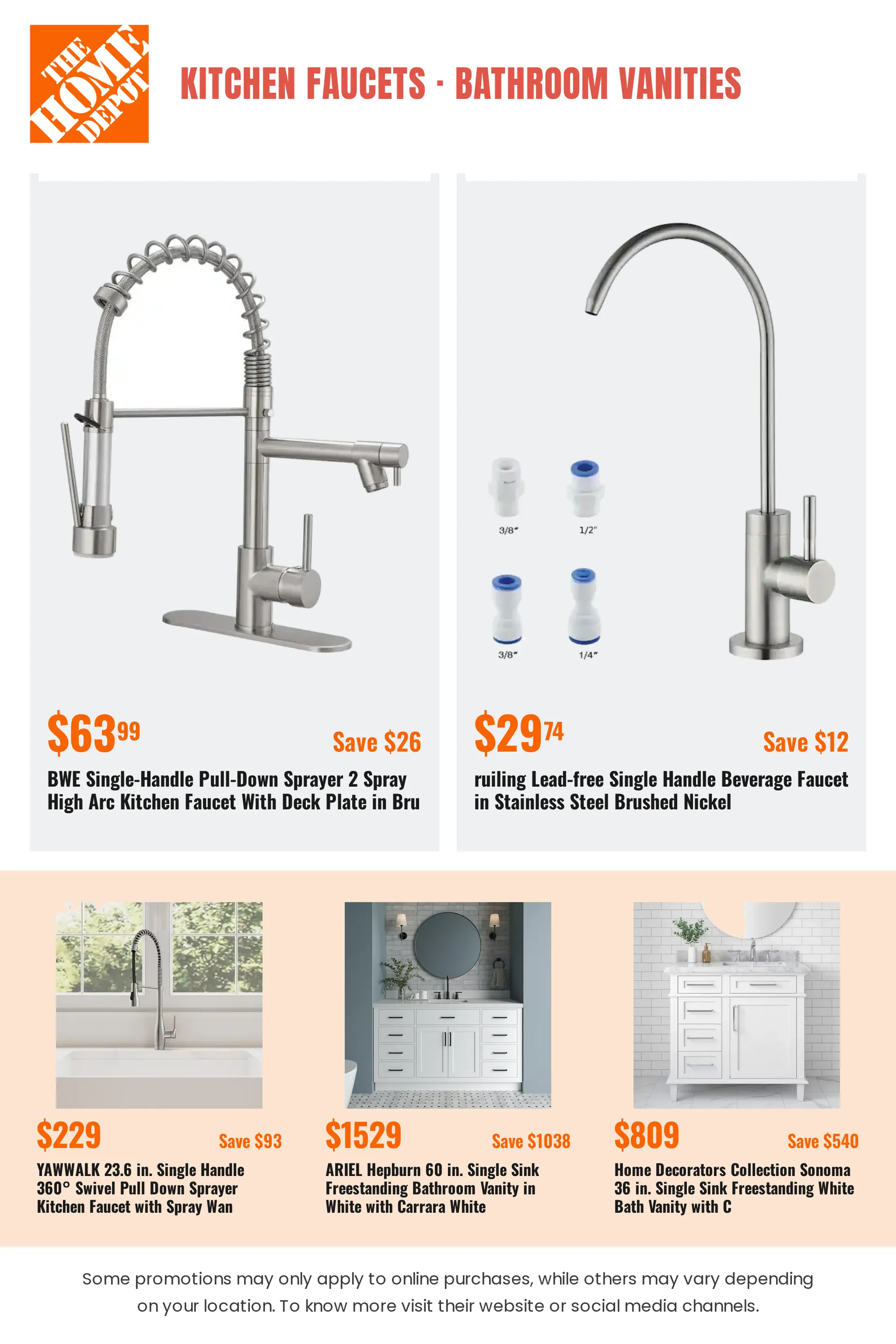 Weekly promotion The Home Depot — Catálogo 1 — 2026-10-20 spanning from October 20 to November 4 2026 - Page 31 for Catalogue 365