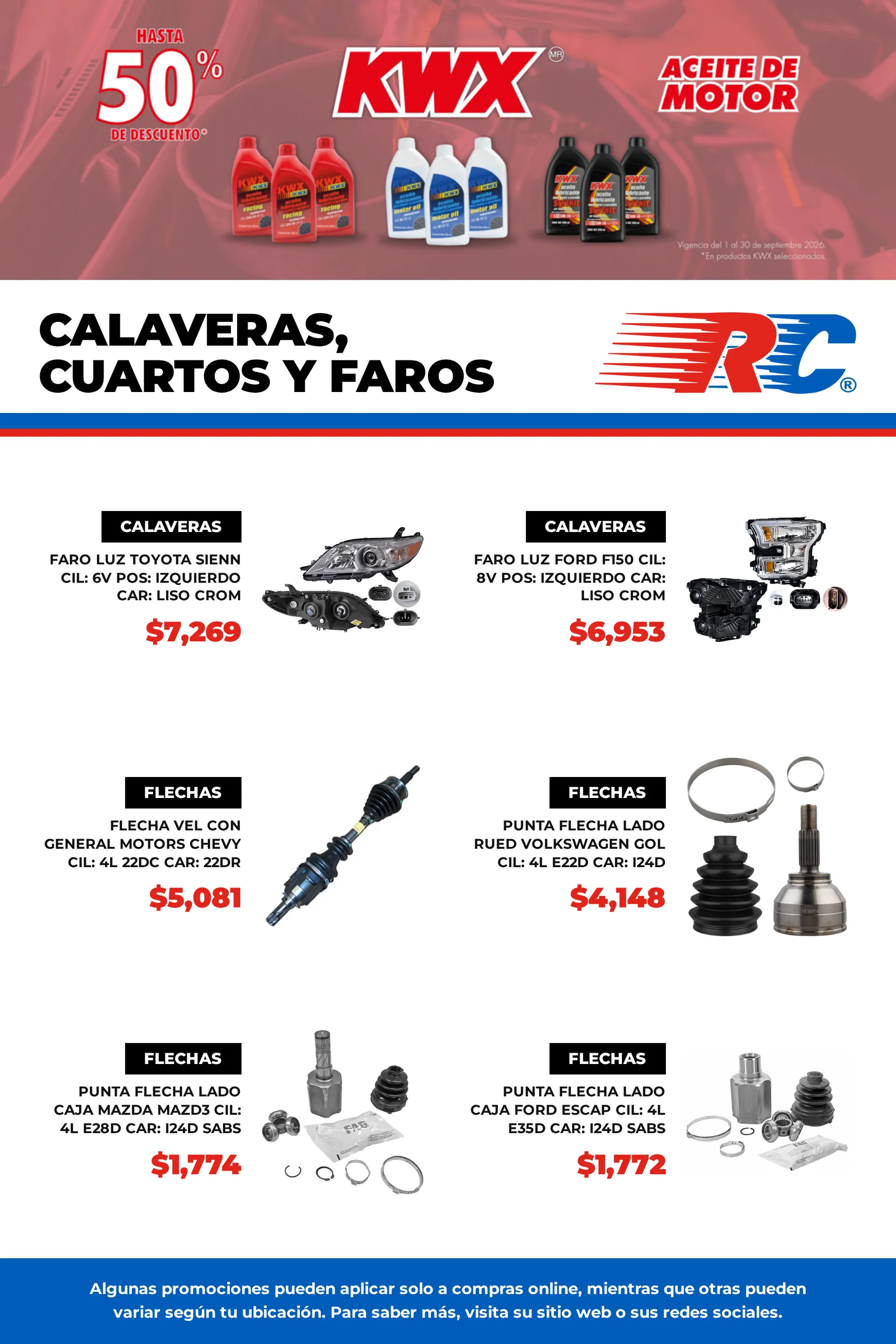 Catálogo de Refaccionaria California — 2026-09-22 22 de septiembre al 7 de octubre 2026 - Pagina 32