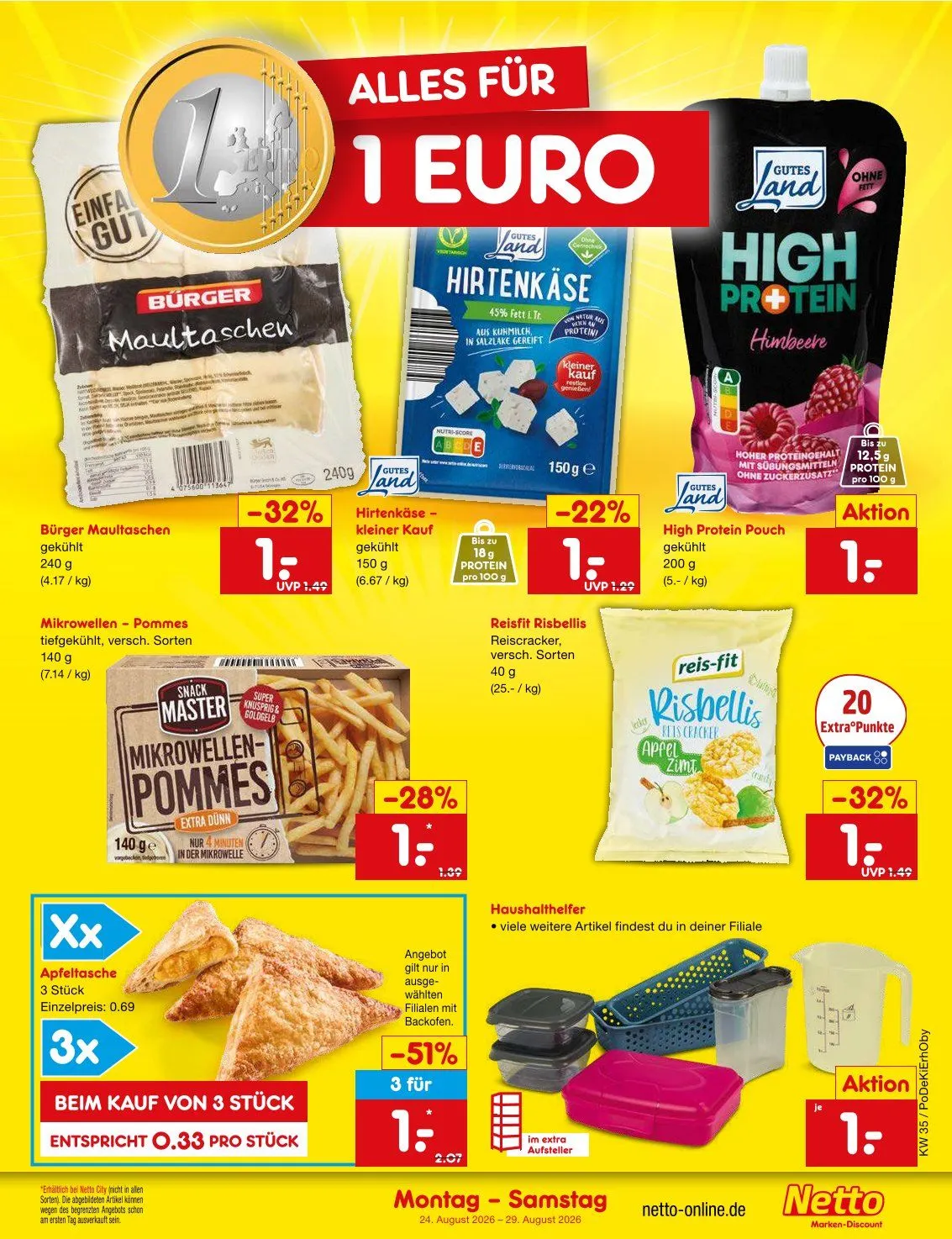 Netto Marken-Discount — 2026-08-24 van 24 augustus tot 29 augustus 2026 - Folder pagina 32