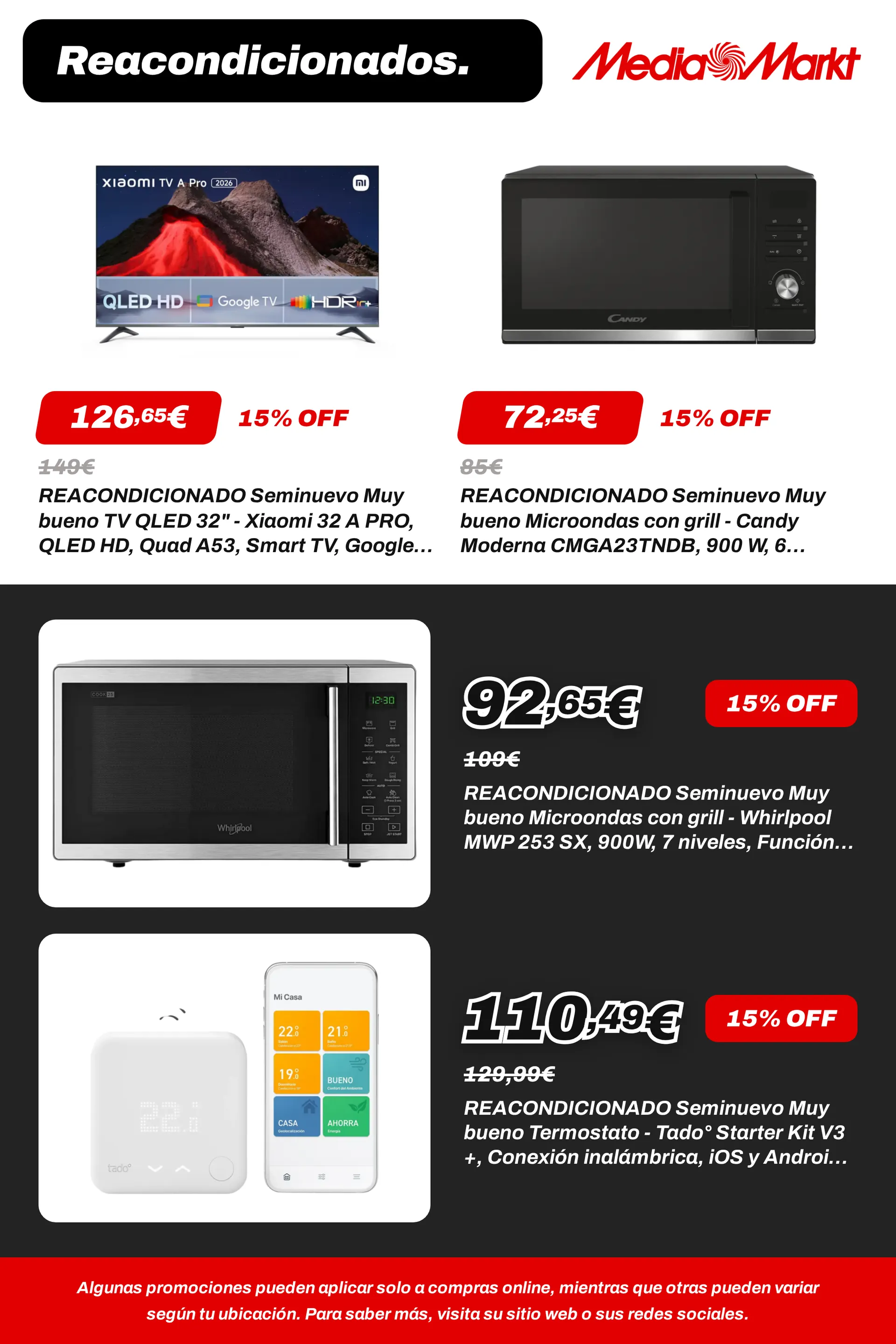 Catálogo de MediaMarkt — Catálogo 1 — 2026-10-20 20 de octubre al 3 de noviembre 2026 - Página 32