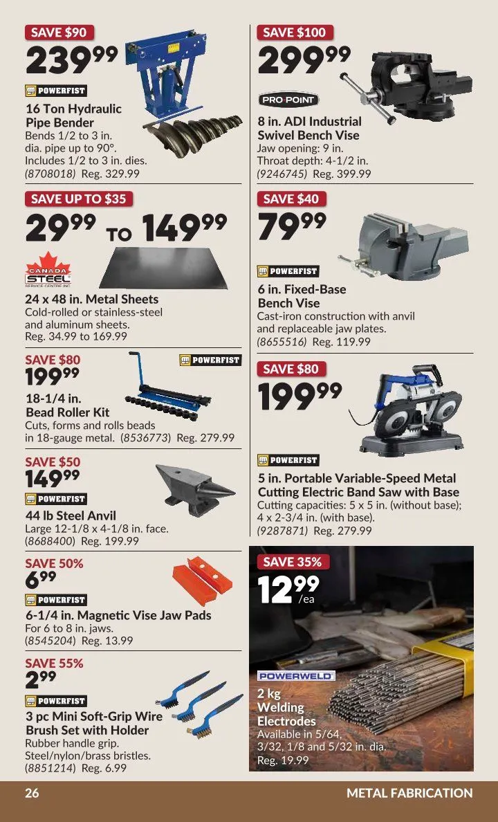 Princess Auto — 2026-08-20 from August 11 to August 23 2026 - flyer page 33
