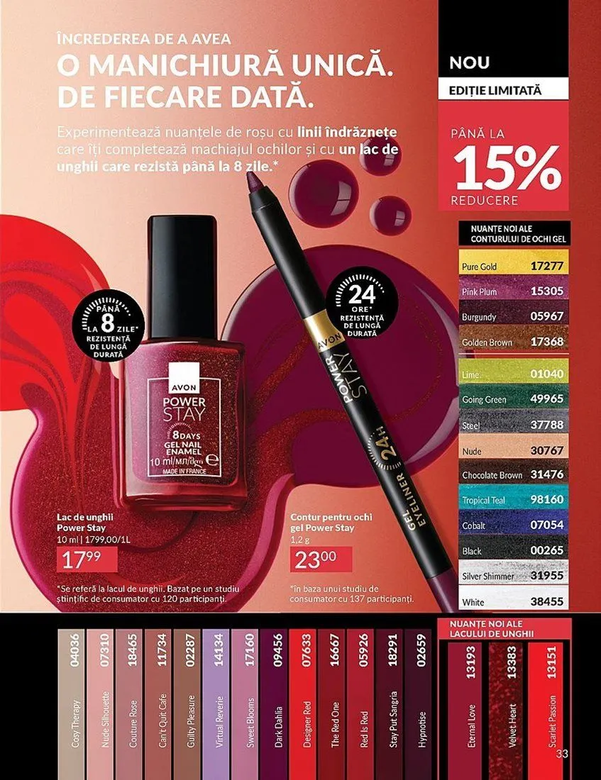Catalog Avon Netarat de la 1 aprilie până la 30 aprilie 2025 - Revista Pagina 33