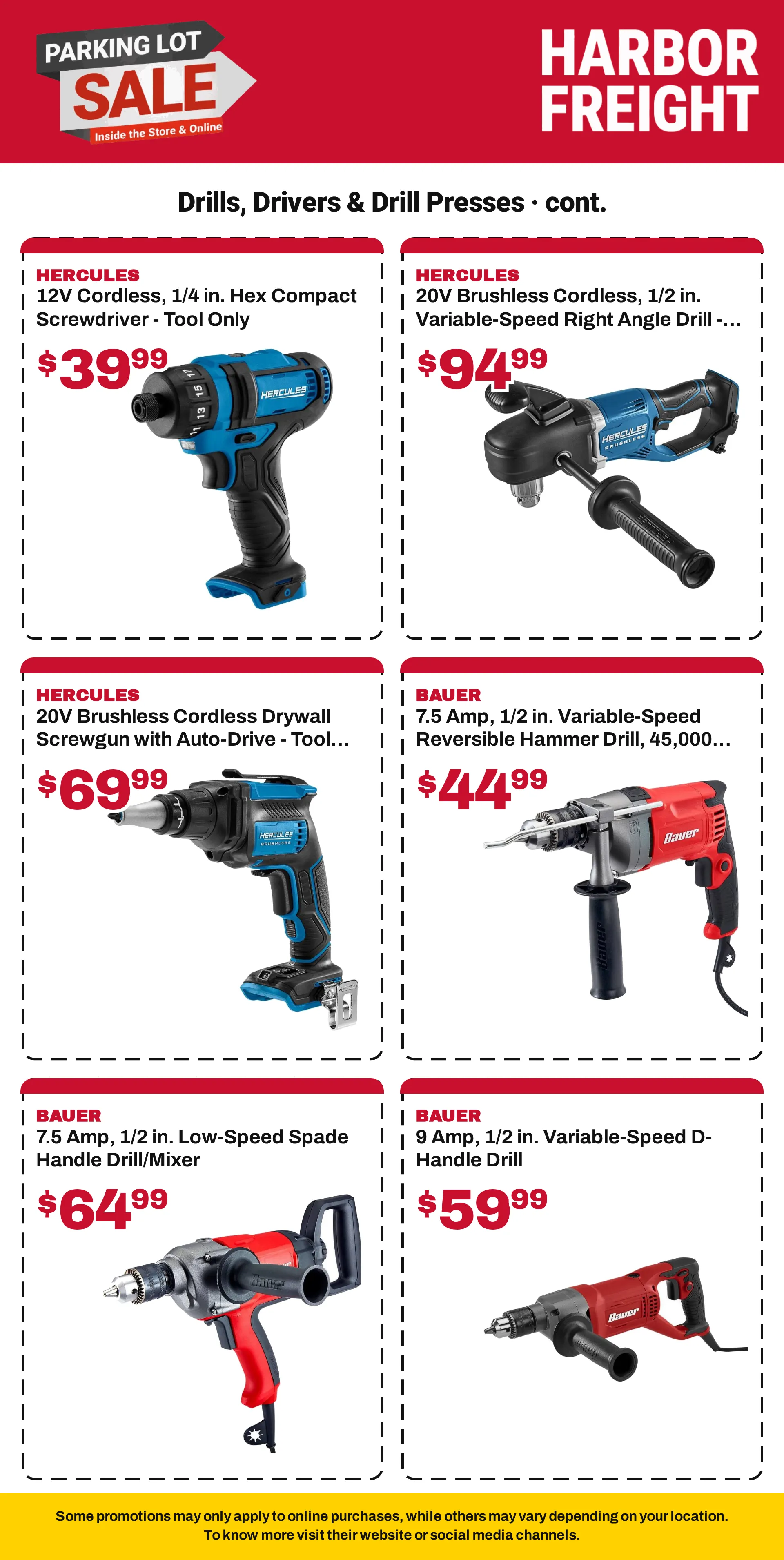 Weekly promotion Harbor Freight - 2026-09-01 spanning from September 1 to September 10 2026 - Page 34 for Catalogue 365