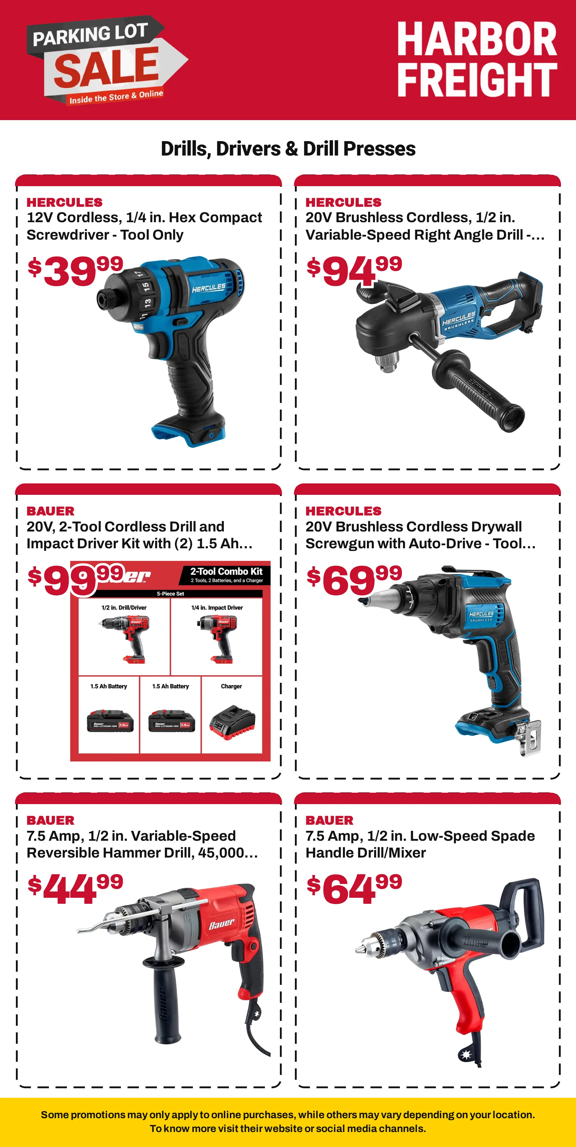 Weekly ad Harbor Freight — Tools — 2026-09-21 from September 21 to November 4 2026 - Page 34