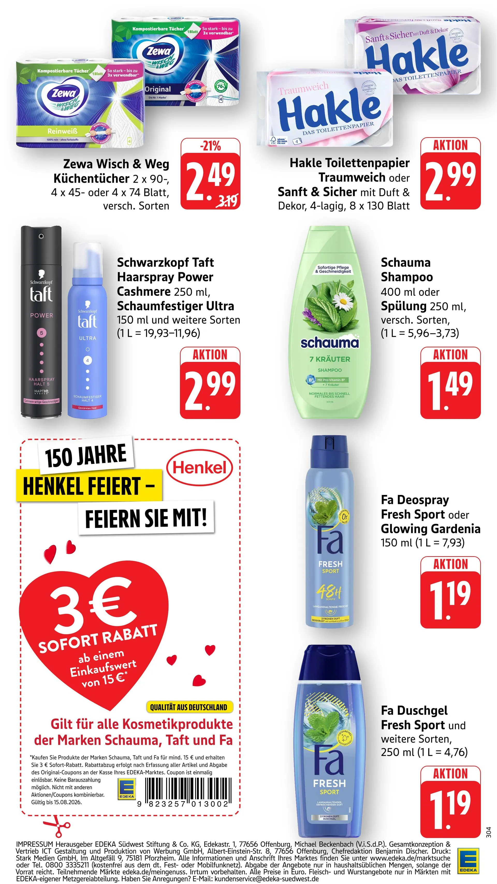 Edeka — 2026-08-10 von 10. August bis 15. August 2026 - Prospekt seite 34