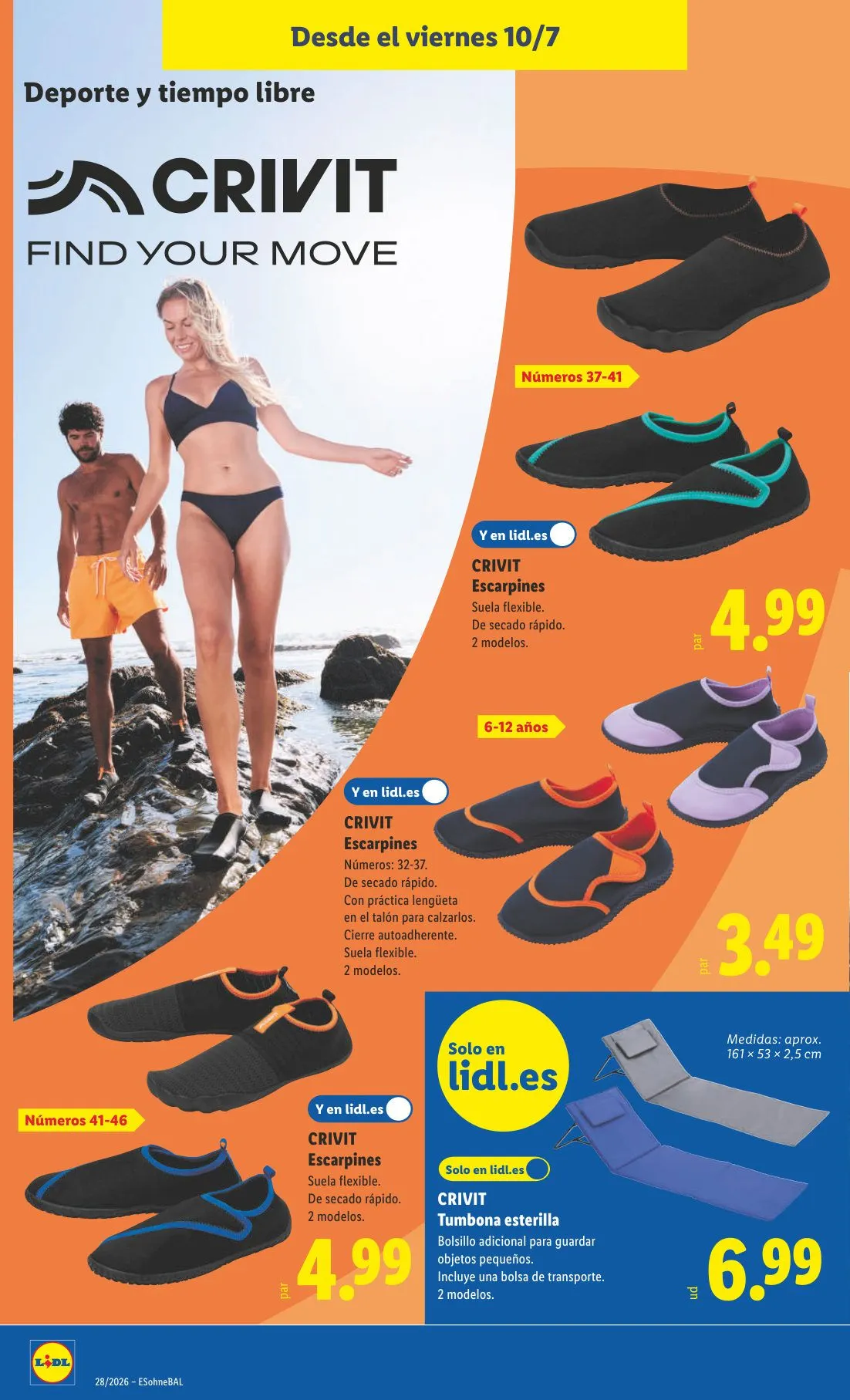 Catálogo de Lidl — Folleto Bazar 6 de julio al 17 de julio 2026 - Página 34