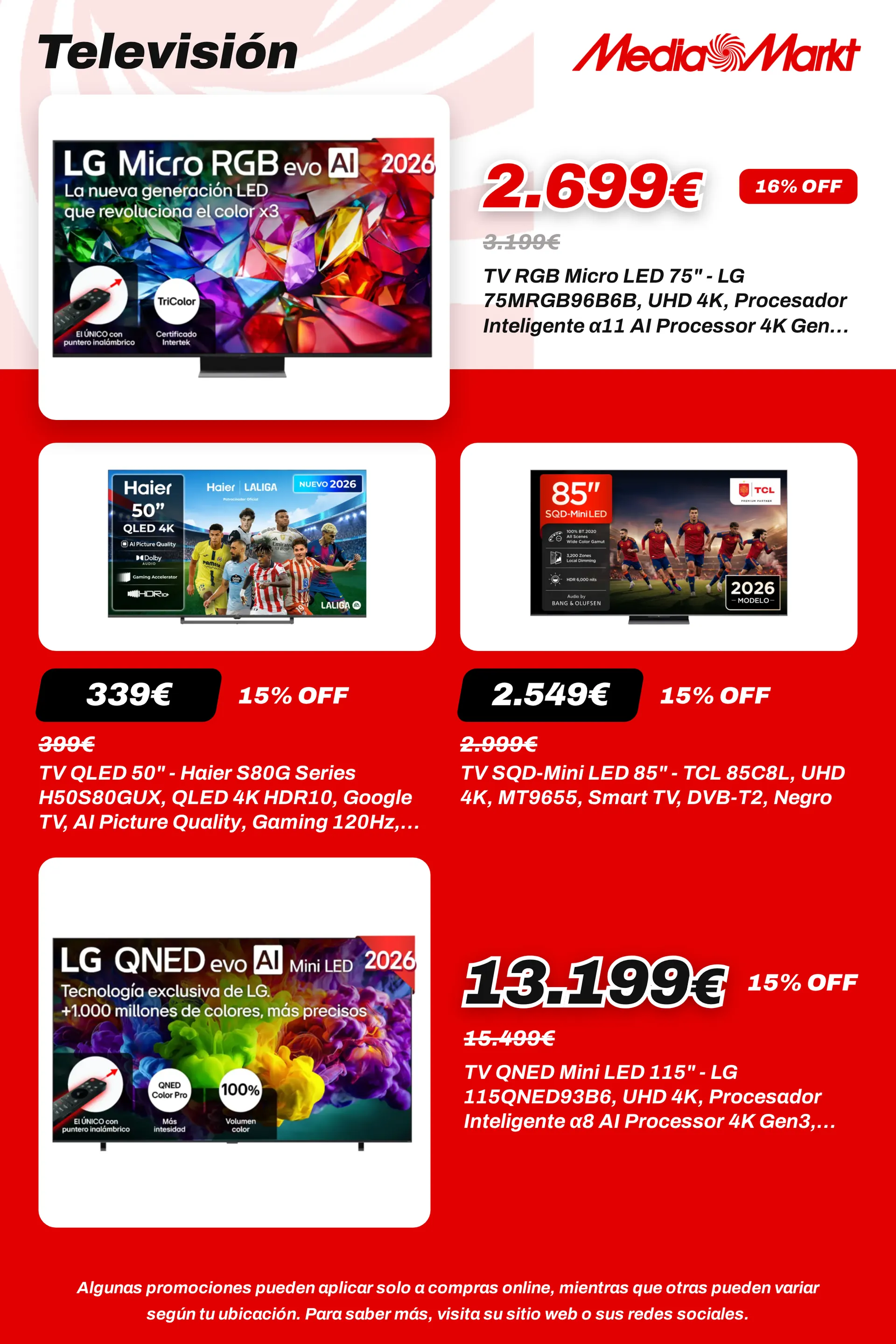 Catálogo de MediaMarkt — TVs y Monitores — 2026-09-14 14 de septiembre al 5 de octubre 2026 - Página 36