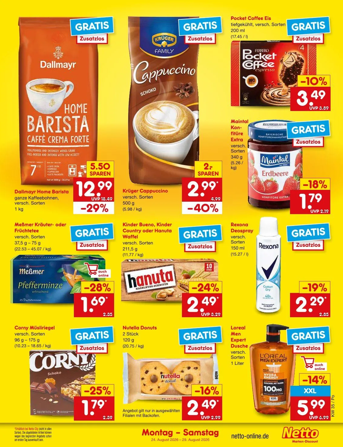 Netto Marken-Discount — 2026-08-24 van 24 augustus tot 29 augustus 2026 - Folder pagina 36