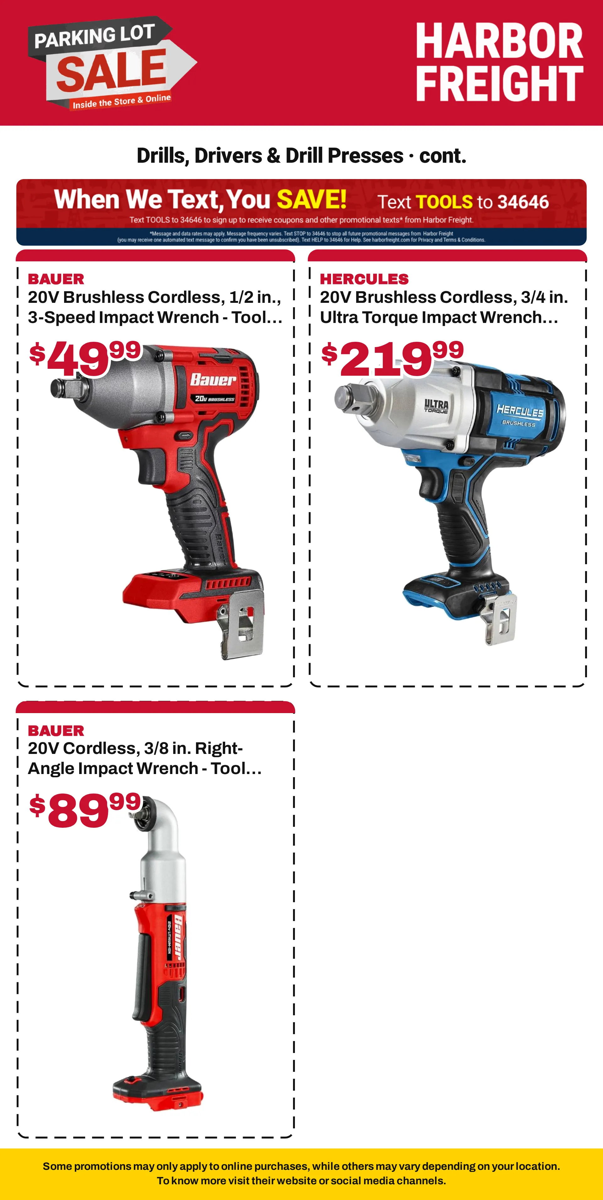 Weekly promotion Harbor Freight - 2026-09-01 spanning from September 1 to September 10 2026 - Page 37 for Catalogue 365