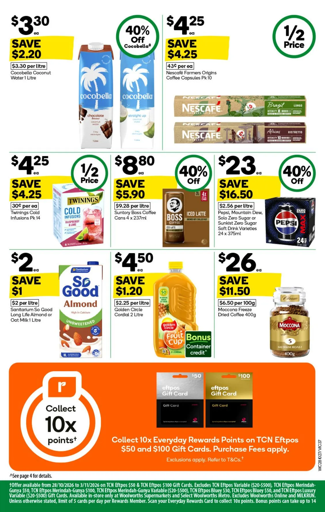 Woolworths — 2026-10-29 - Catalogue valid from 28 October to 3 November 2026 - page 37