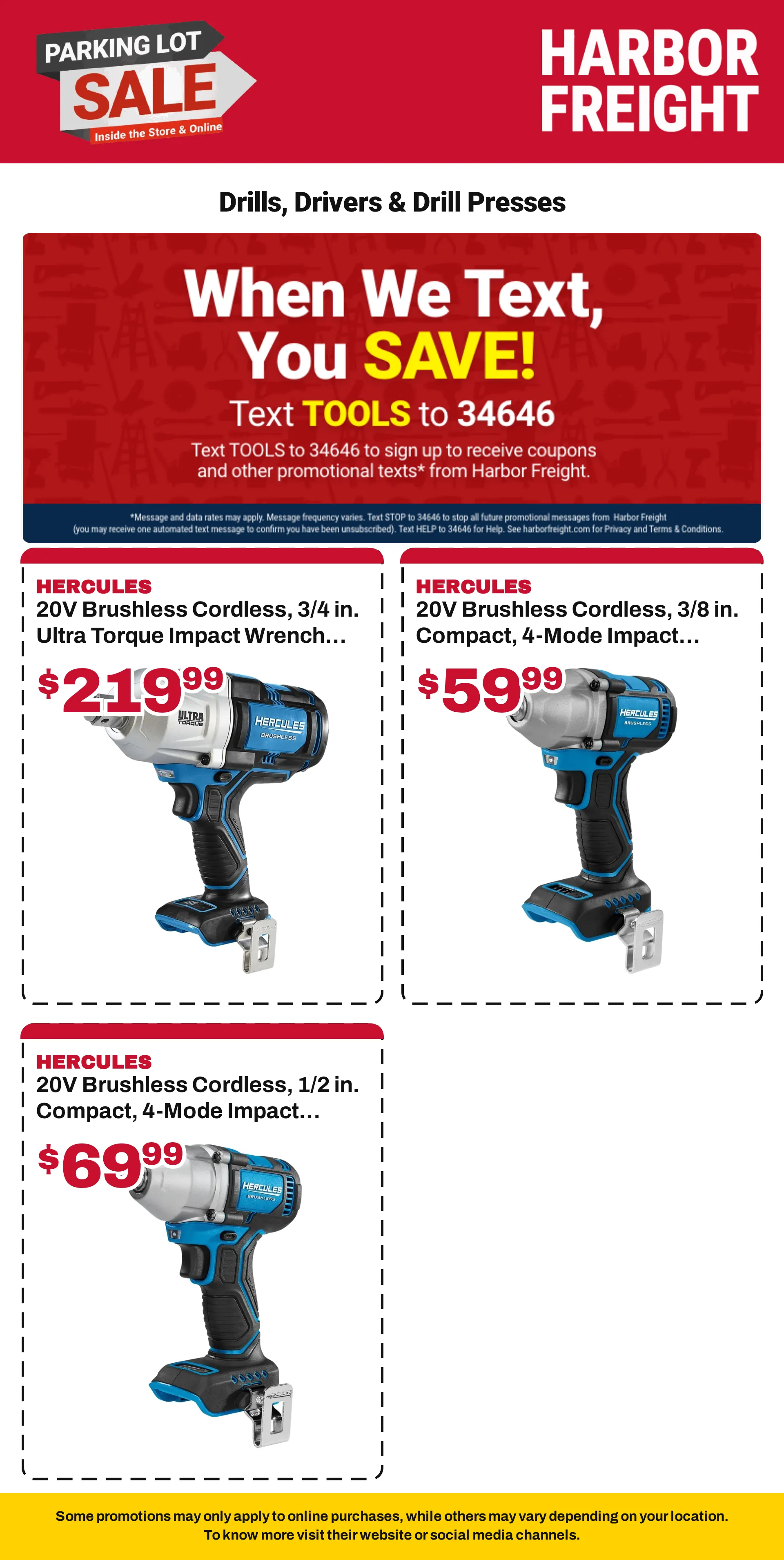Weekly ad Harbor Freight — Tools — 2026-09-21 from September 21 to November 6 2026 - Page 38