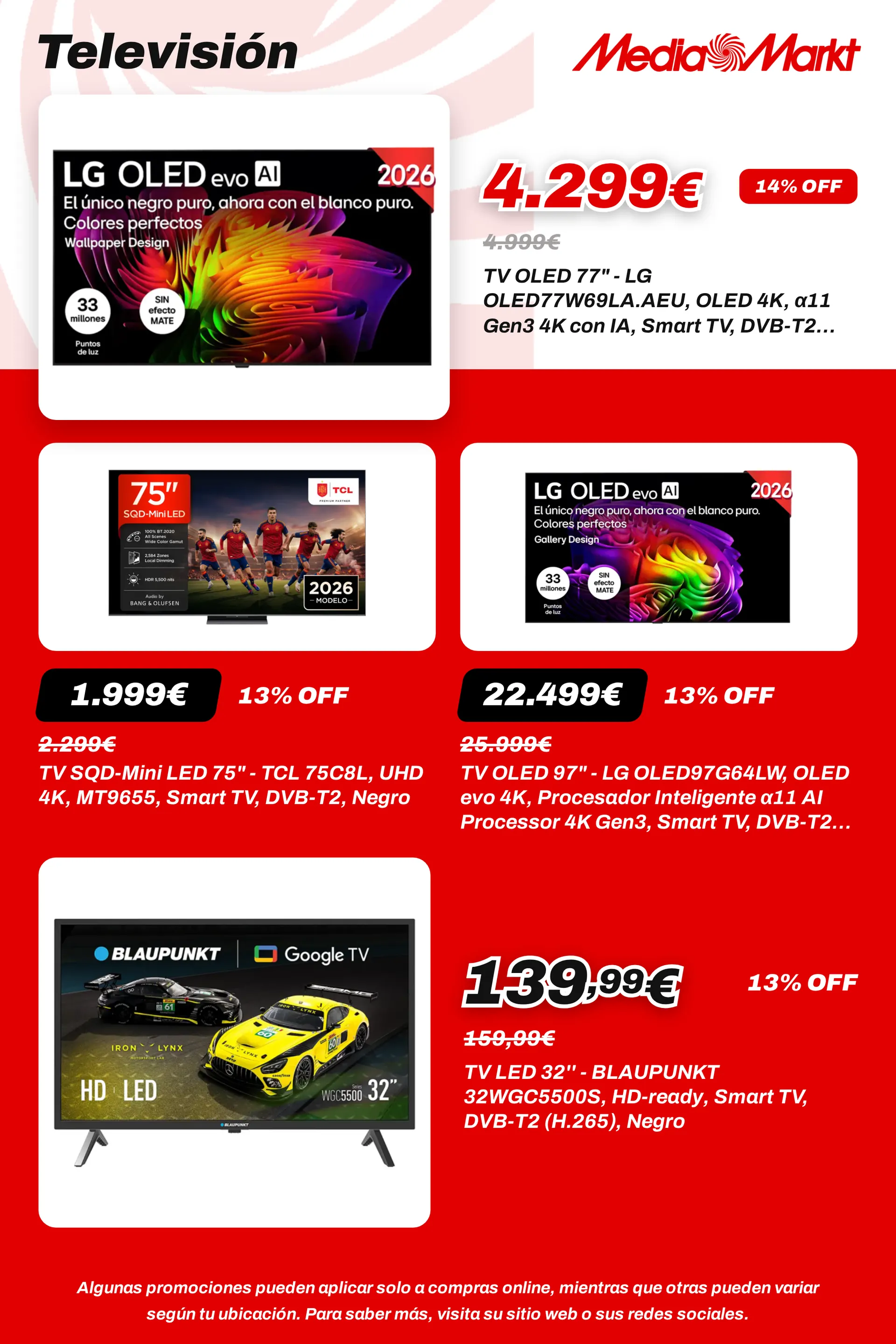 Catálogo de MediaMarkt — TVs y Monitores — 2026-09-14 14 de septiembre al 5 de octubre 2026 - Página 38