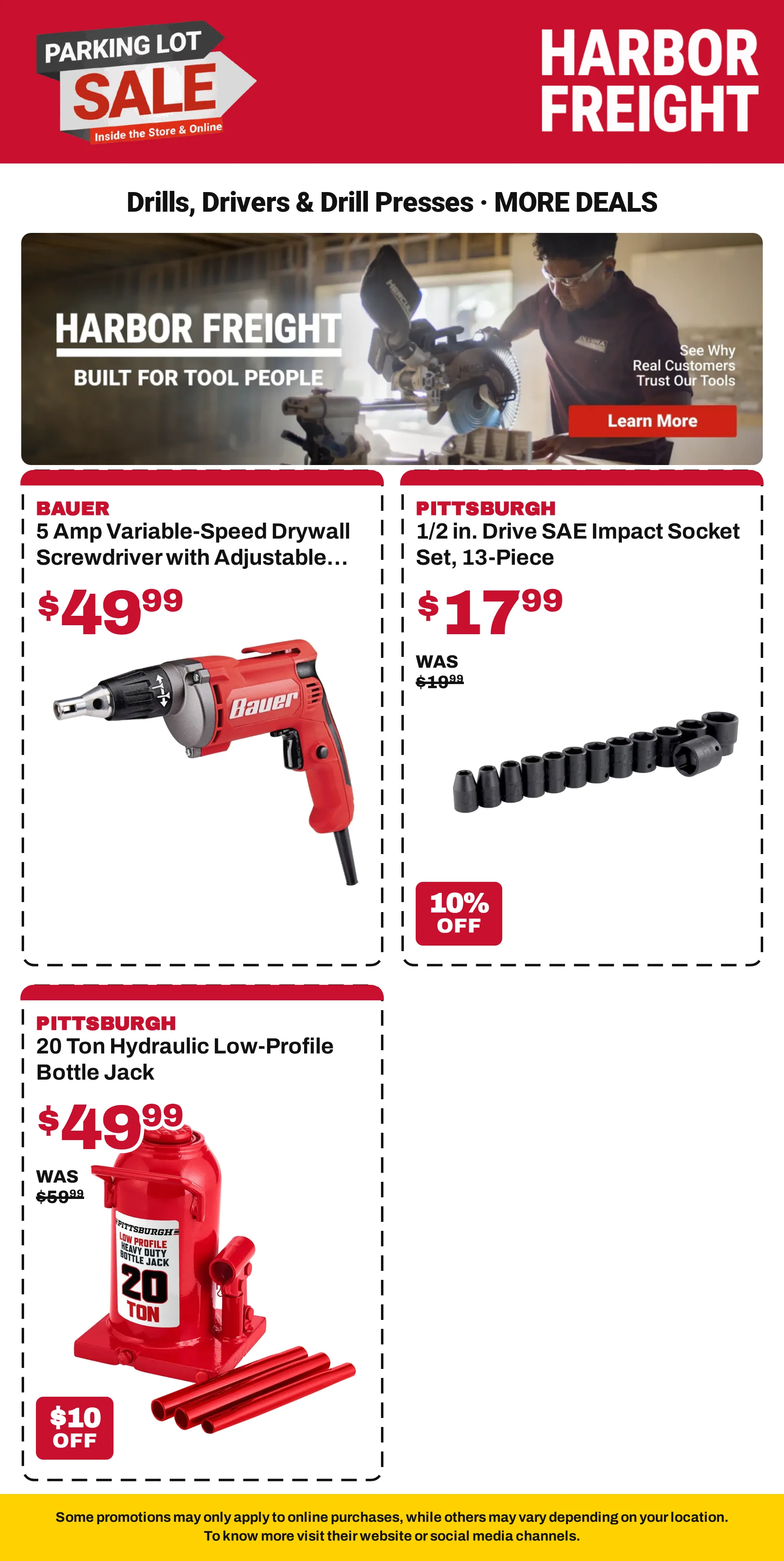 Weekly promotion Harbor Freight - 2026-09-01 spanning from September 1 to September 10 2026 - Page 38 for Catalogue 365