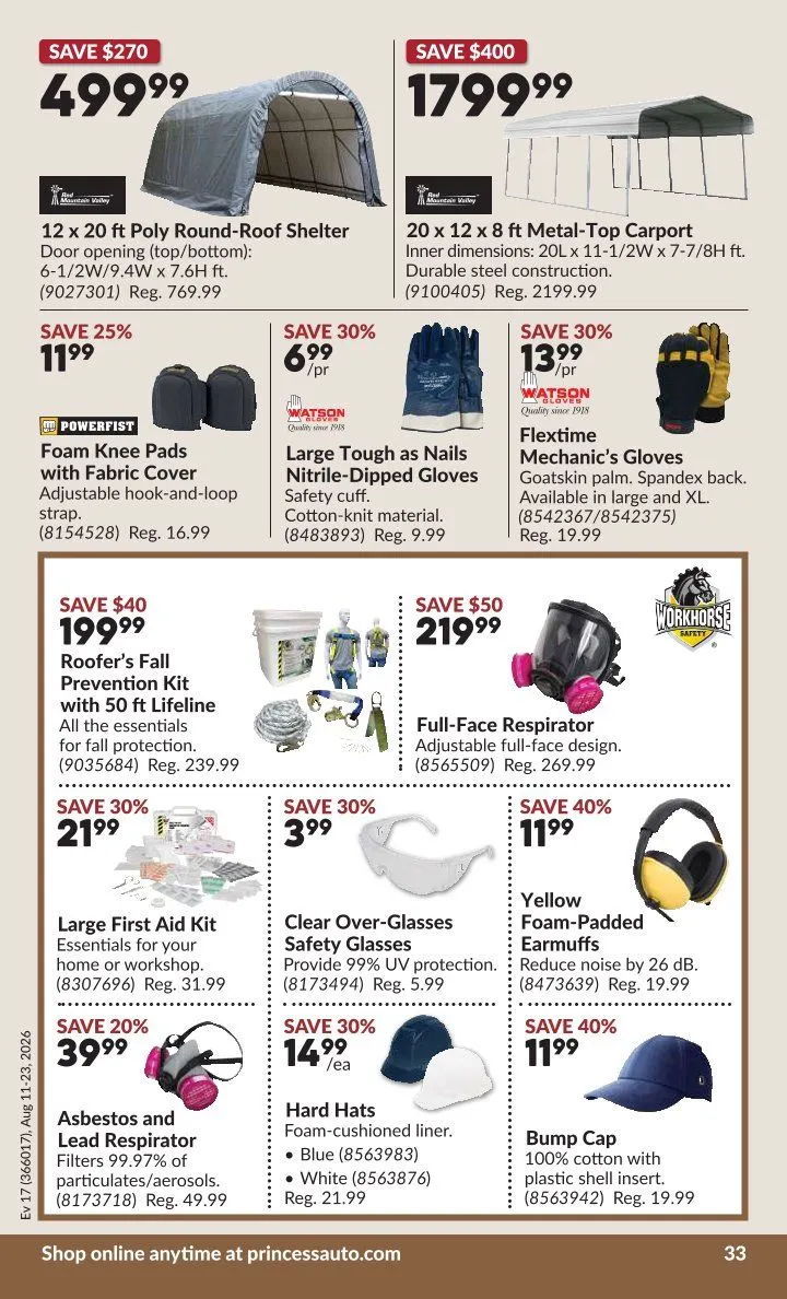 Princess Auto — 2026-08-20 from August 11 to August 23 2026 - flyer page 40