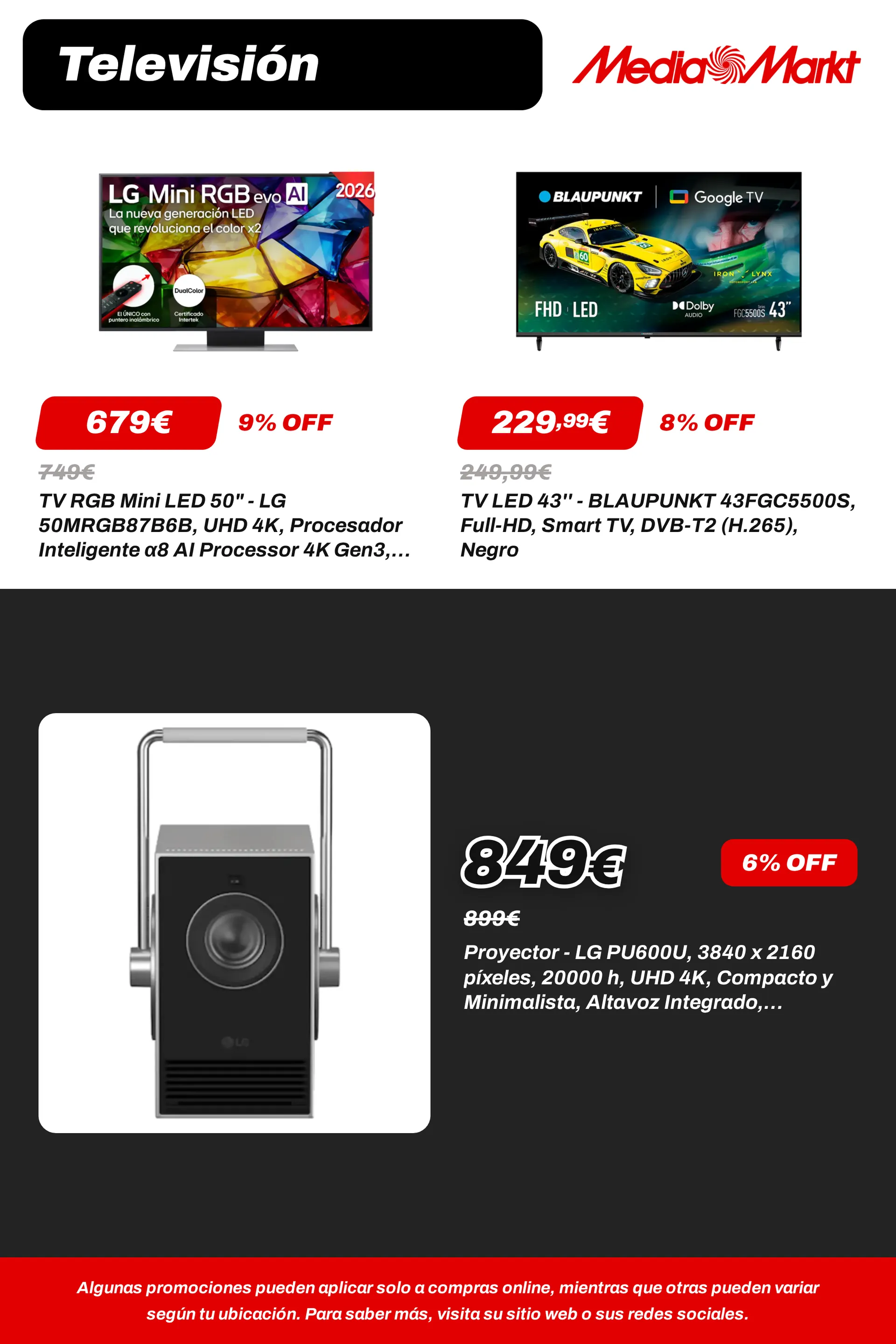 Catálogo de MediaMarkt — TVs y Monitores — 2026-09-14 14 de septiembre al 5 de octubre 2026 - Página 40
