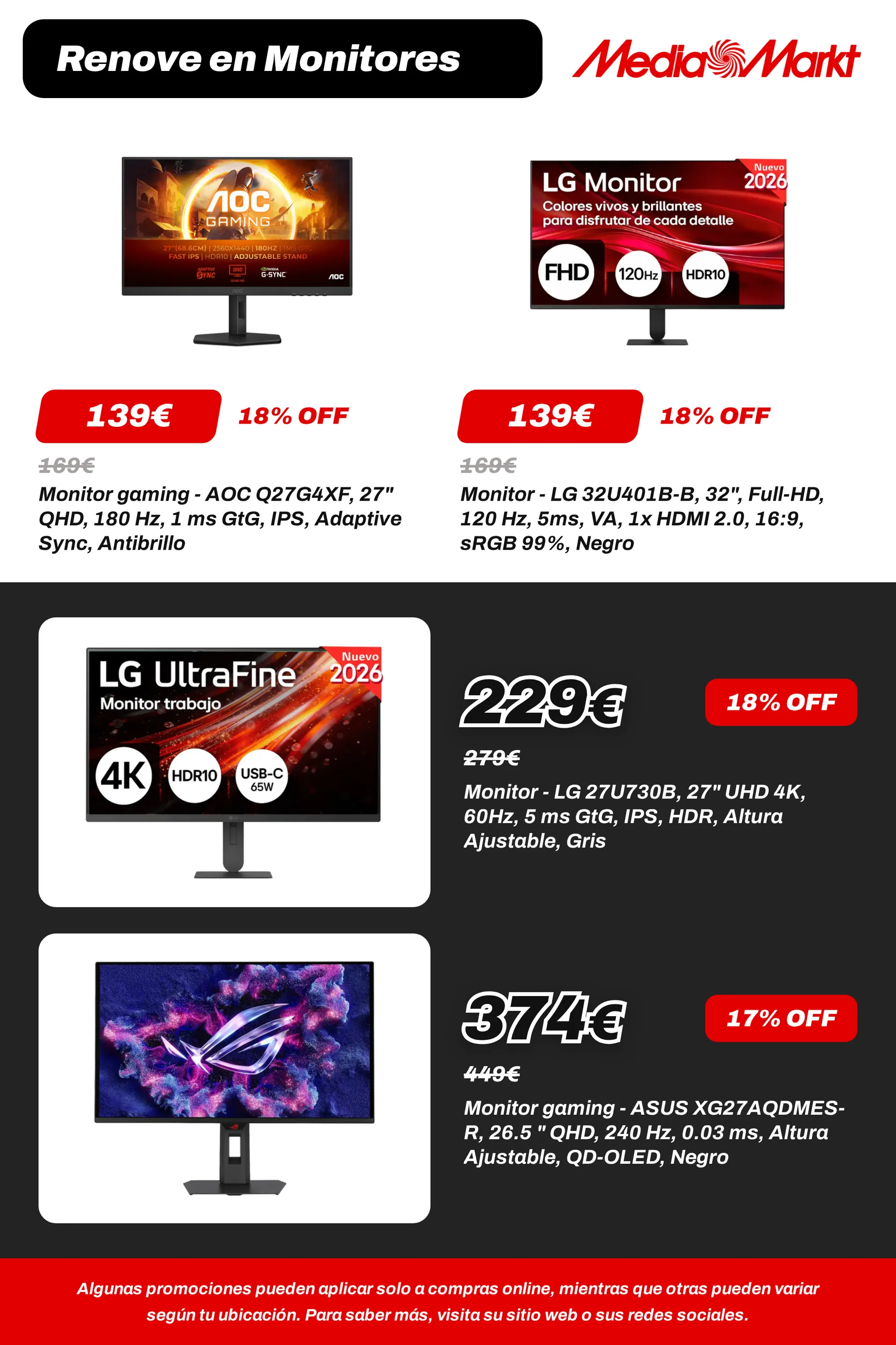 Catálogo de MediaMarkt — Catálogo 1 — 2026-10-20 20 de octubre al 3 de noviembre 2026 - Página 40