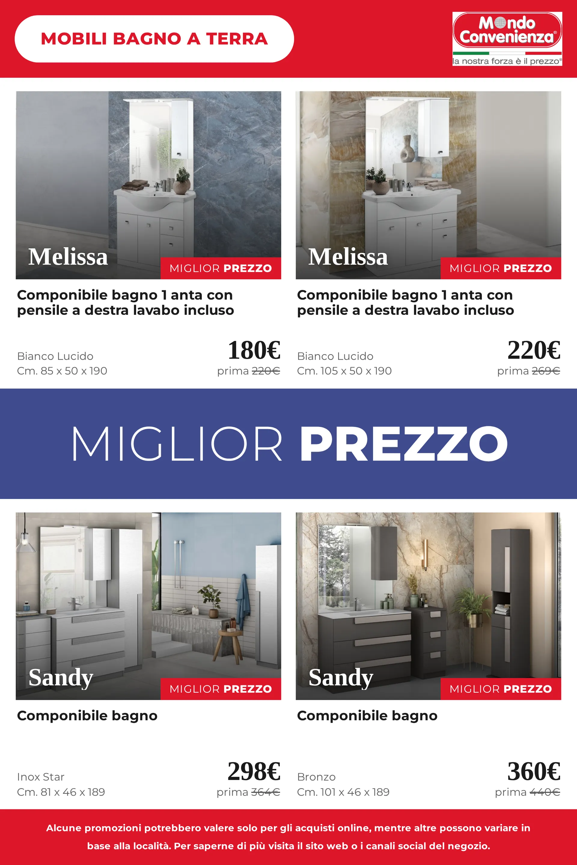 Mondo Convenienza — Catálogo 1 — 2026-10-27 da 27 ottobre a 13 novembre di 2026 - Pagina del volantino 41
